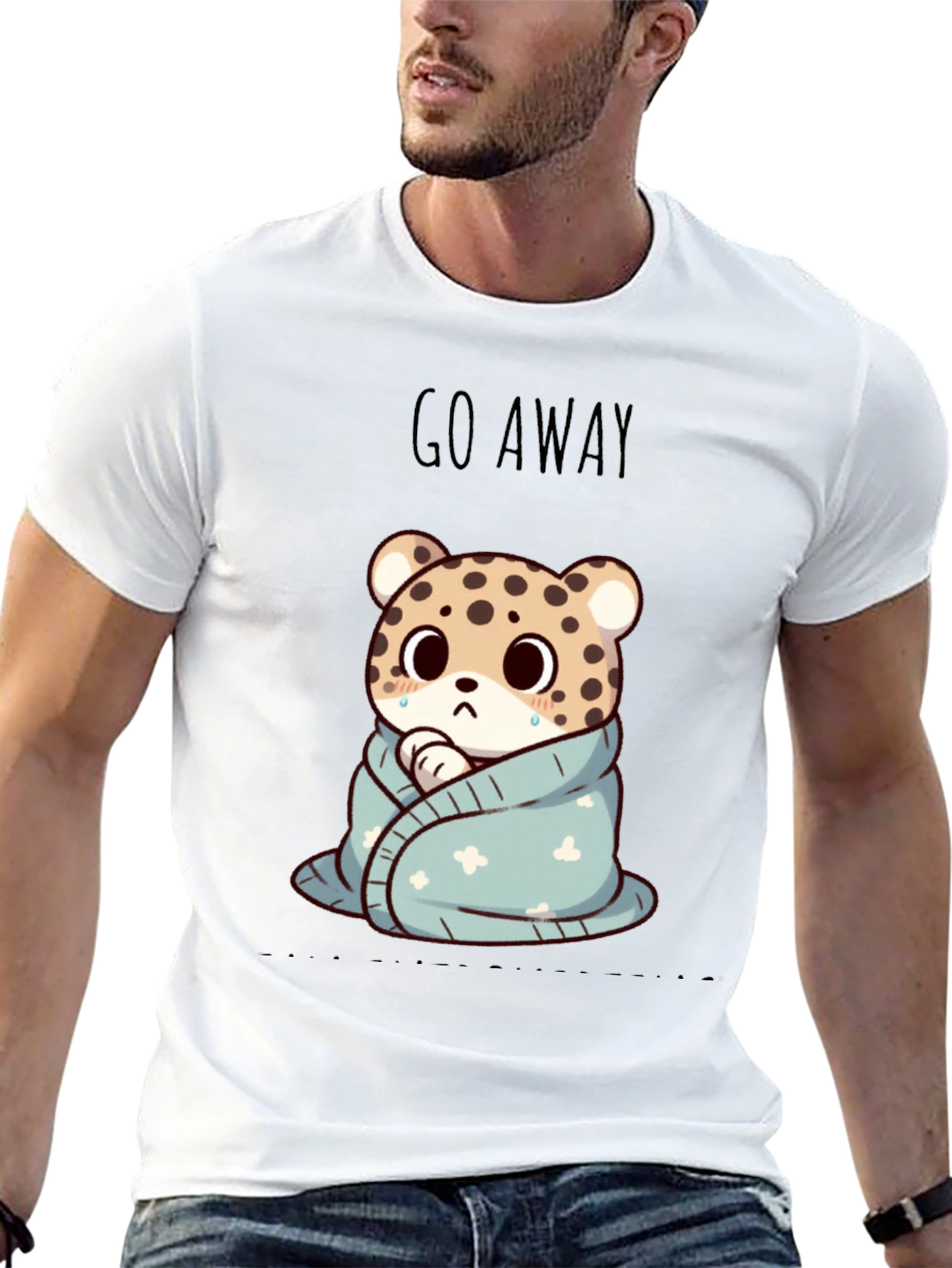 Go Away Kitty Tee