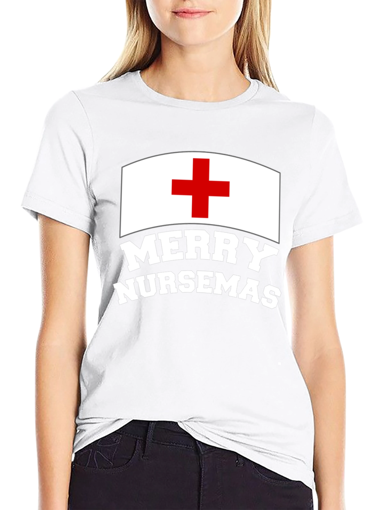 Merry NurseMas T-Shirt - Christmas Nurse Tee