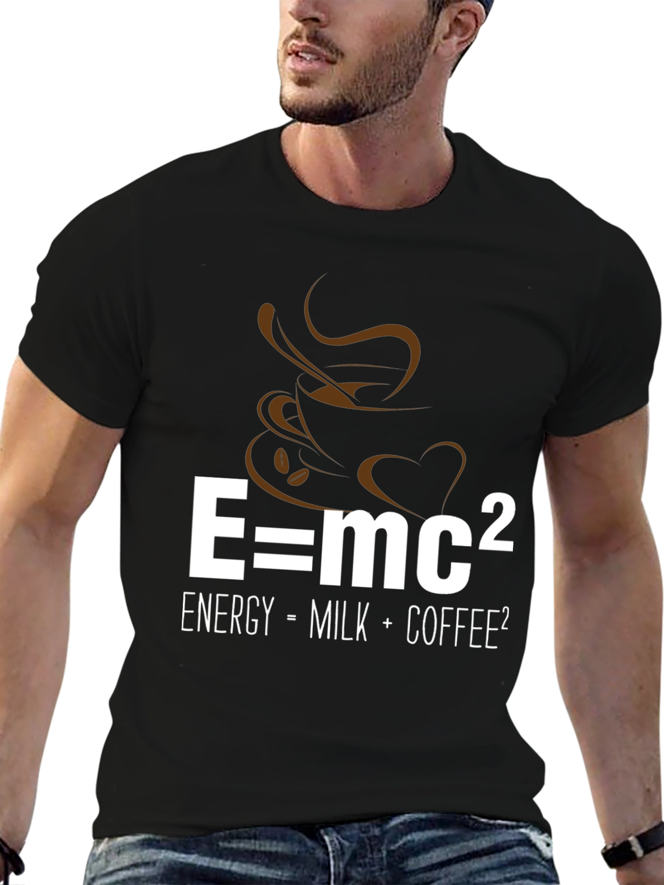 E=mc2 Coffee Lover T-Shirt
