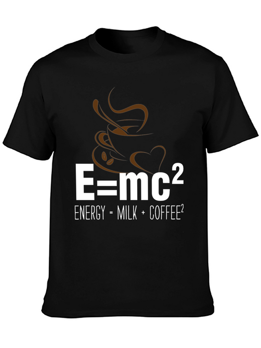 E=mc2 Coffee Lover T-Shirt
