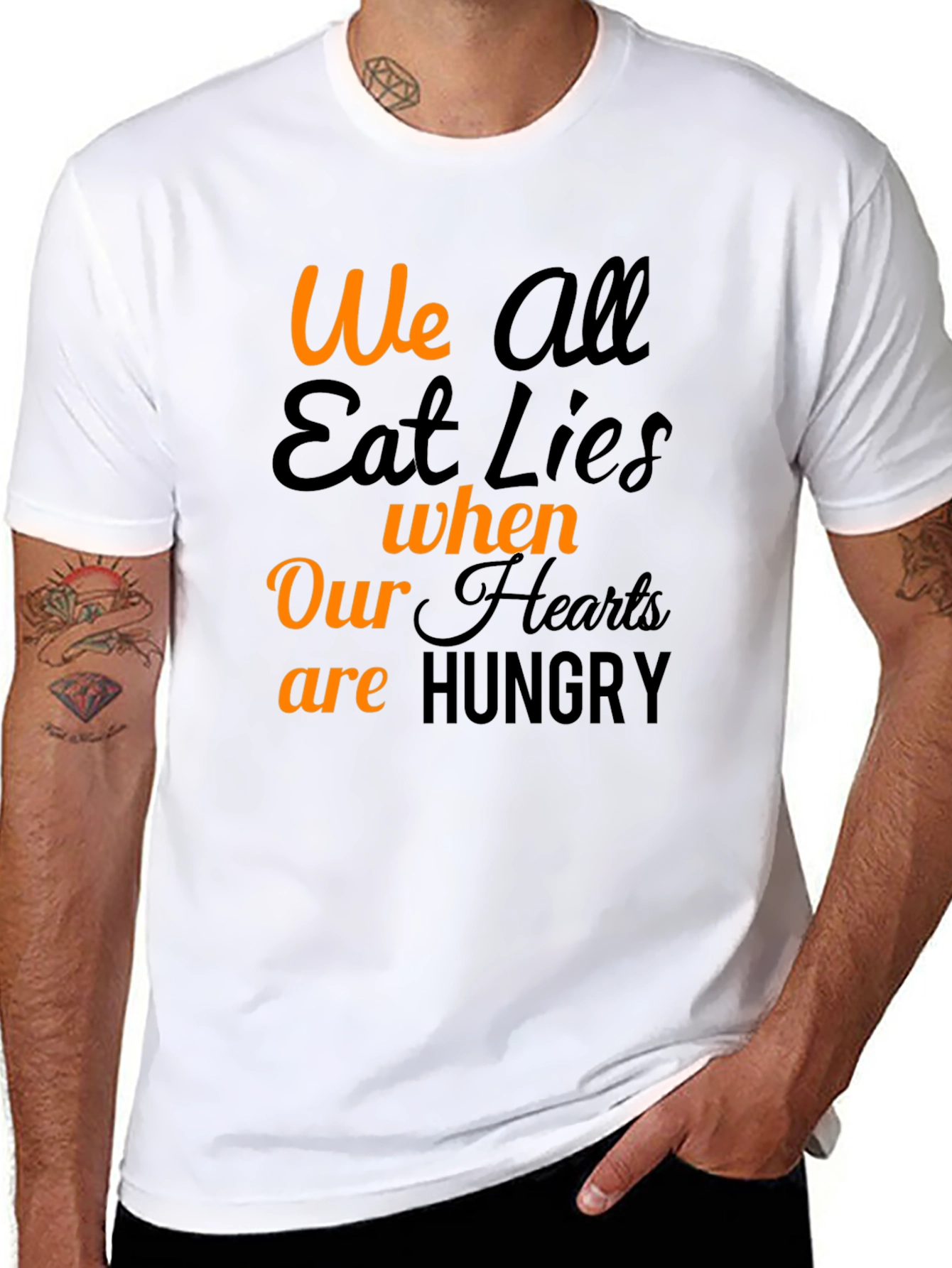 We All Eat Lies Graphic T-Shirt