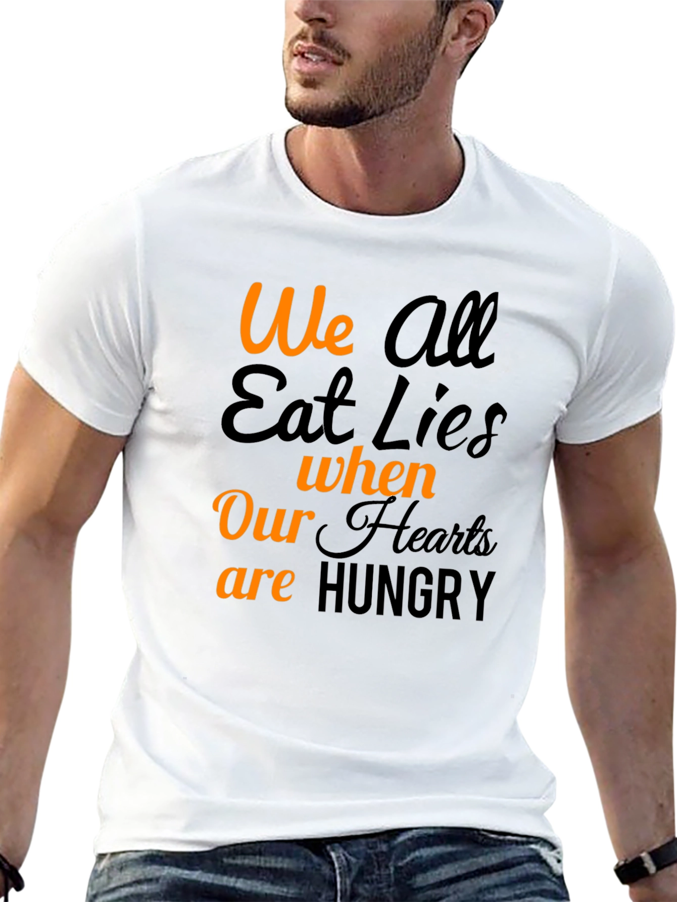 We All Eat Lies Graphic T-Shirt