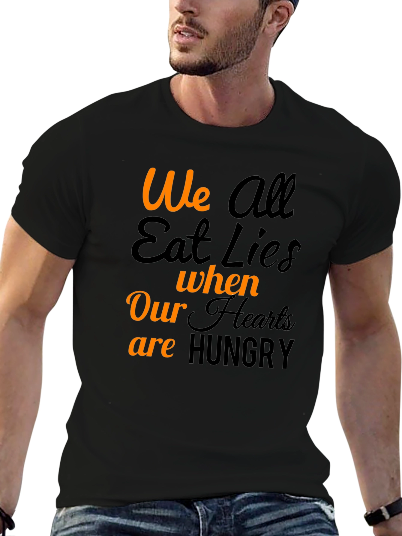 We All Eat Lies Graphic T-Shirt