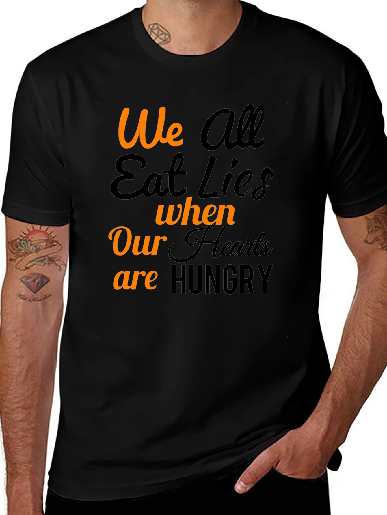 We All Eat Lies Graphic T-Shirt