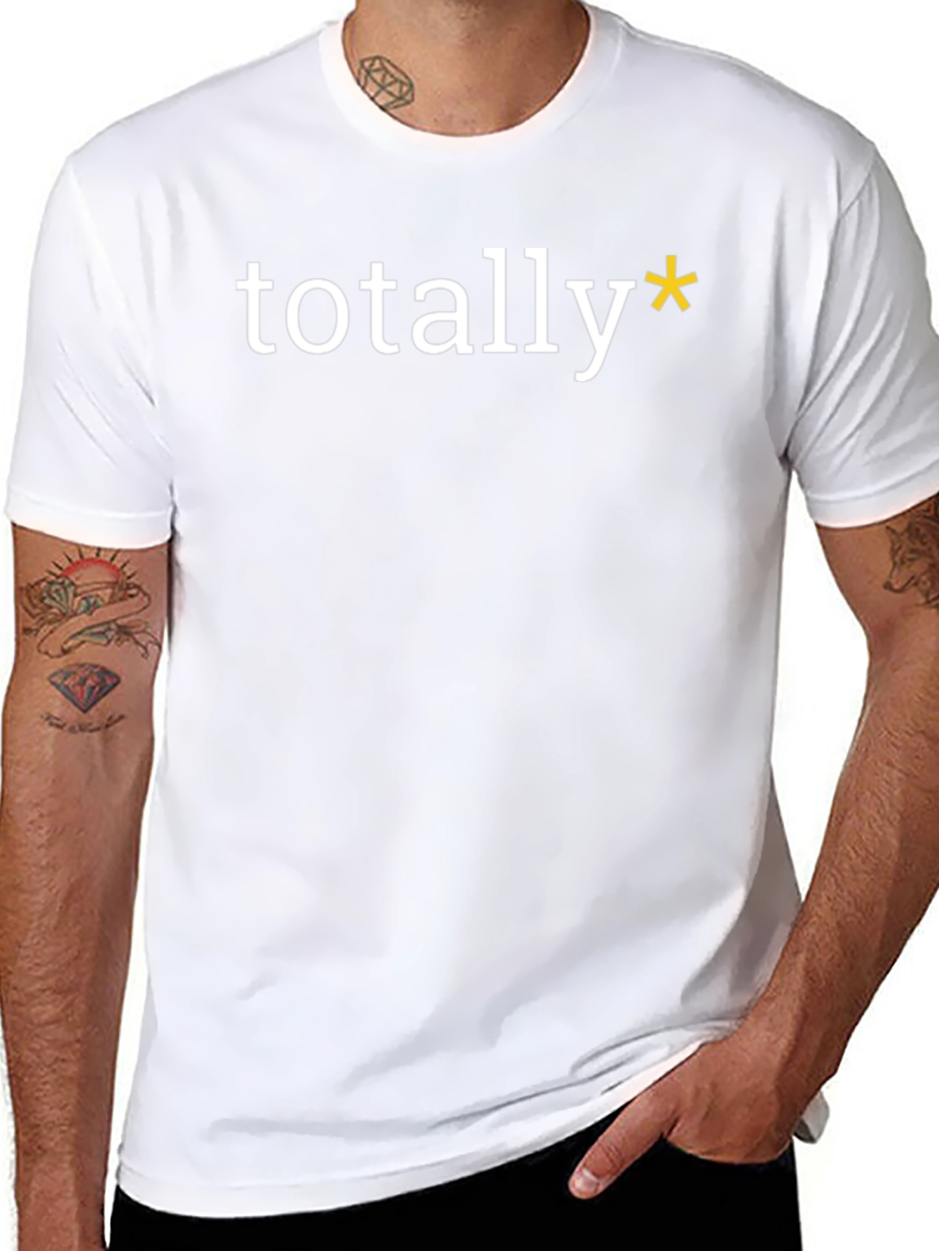 Totally Awesome Black Graphic Tee