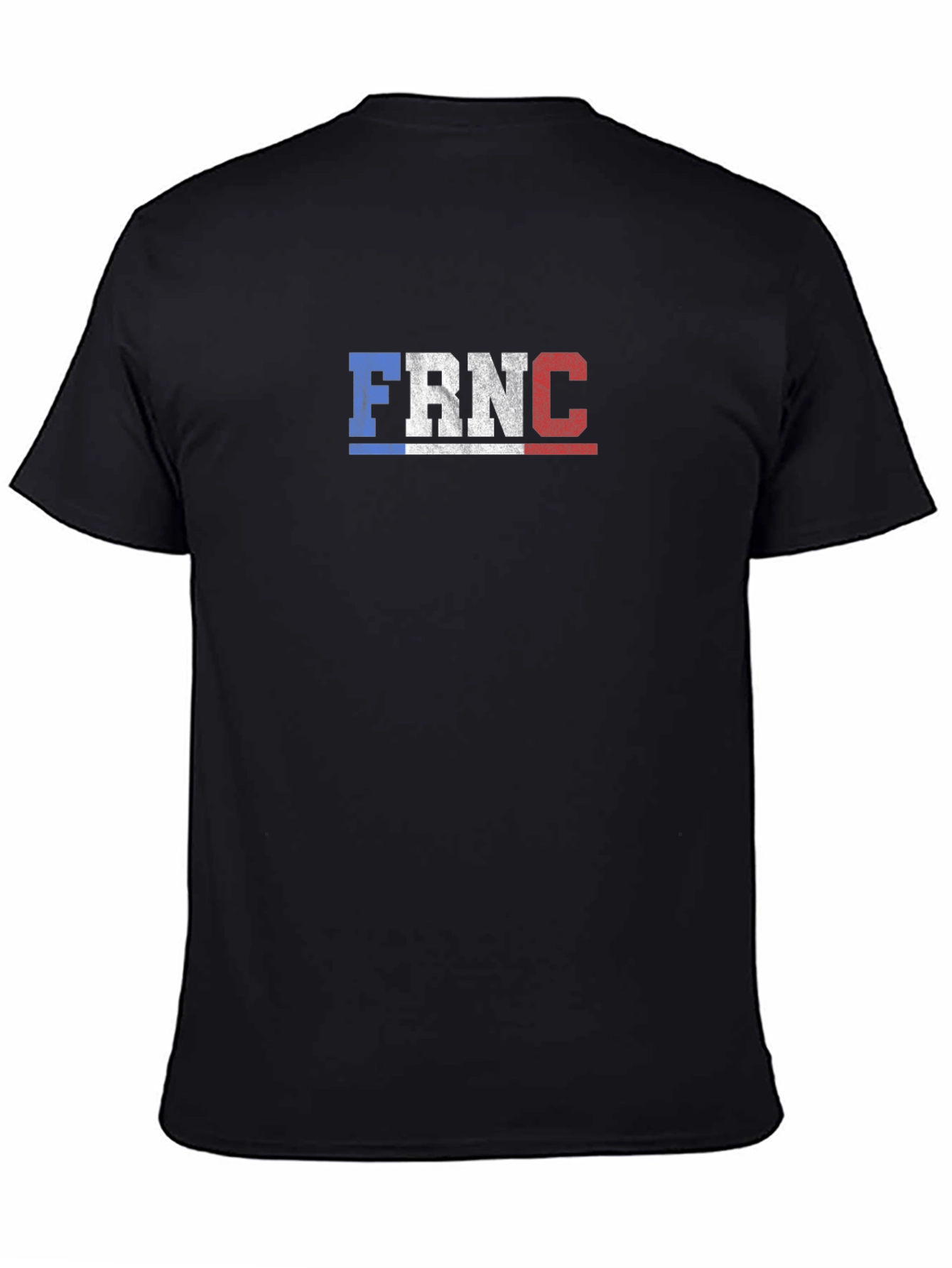 FRNC Flag Inspired Graphic Black T-Shirt