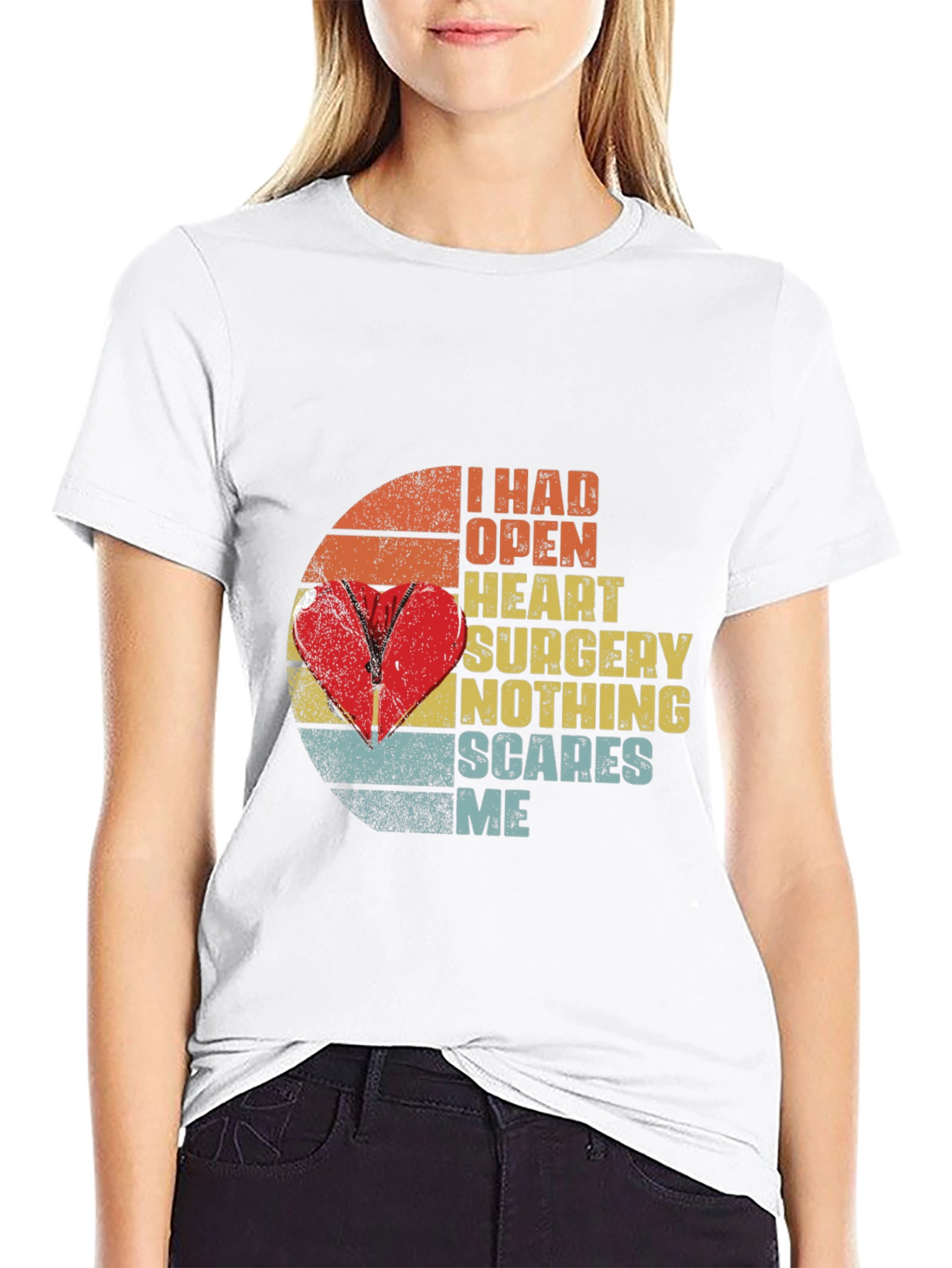 Open Heart Surgery Survivor Graphic Tee