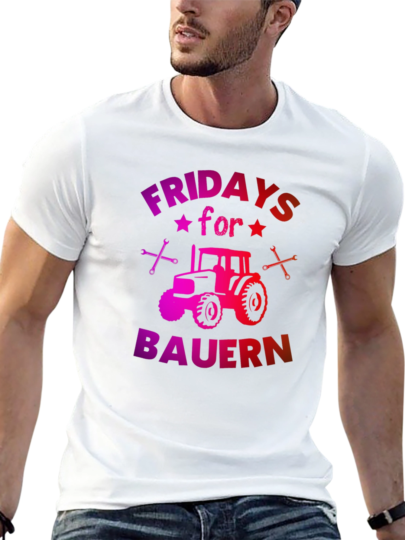 Fridays for Bauern Tractor Graphic Tee