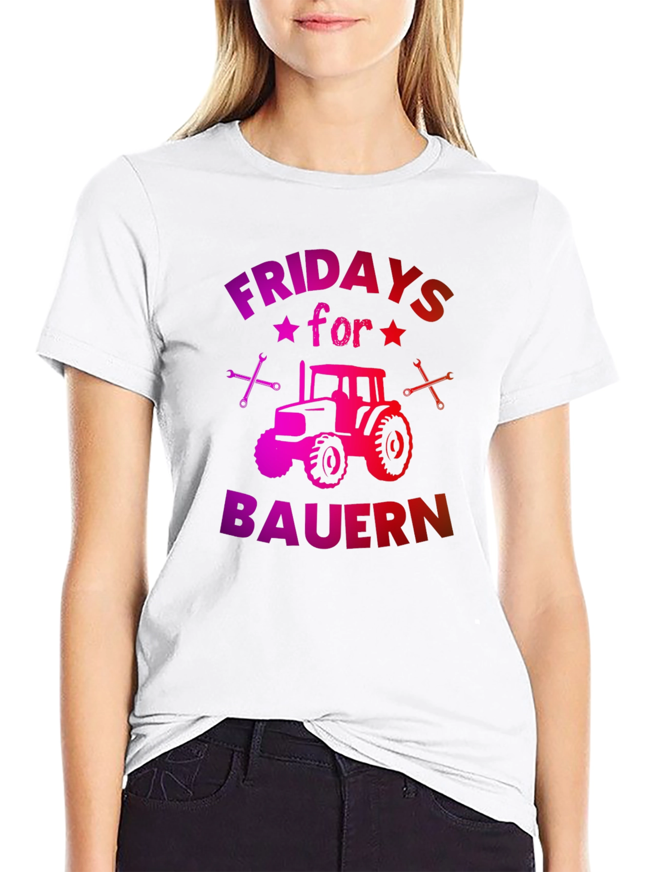 Fridays for Bauern Tractor Graphic Tee
