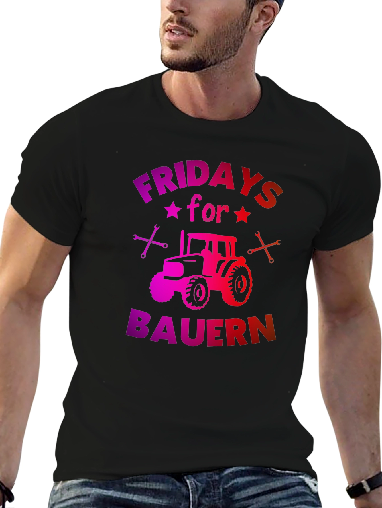 Fridays for Bauern Tractor Graphic Tee