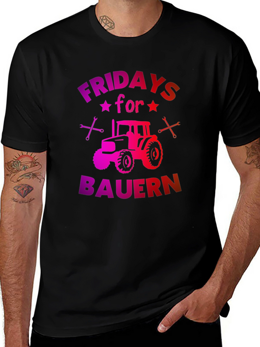 Fridays for Bauern Tractor Graphic Tee