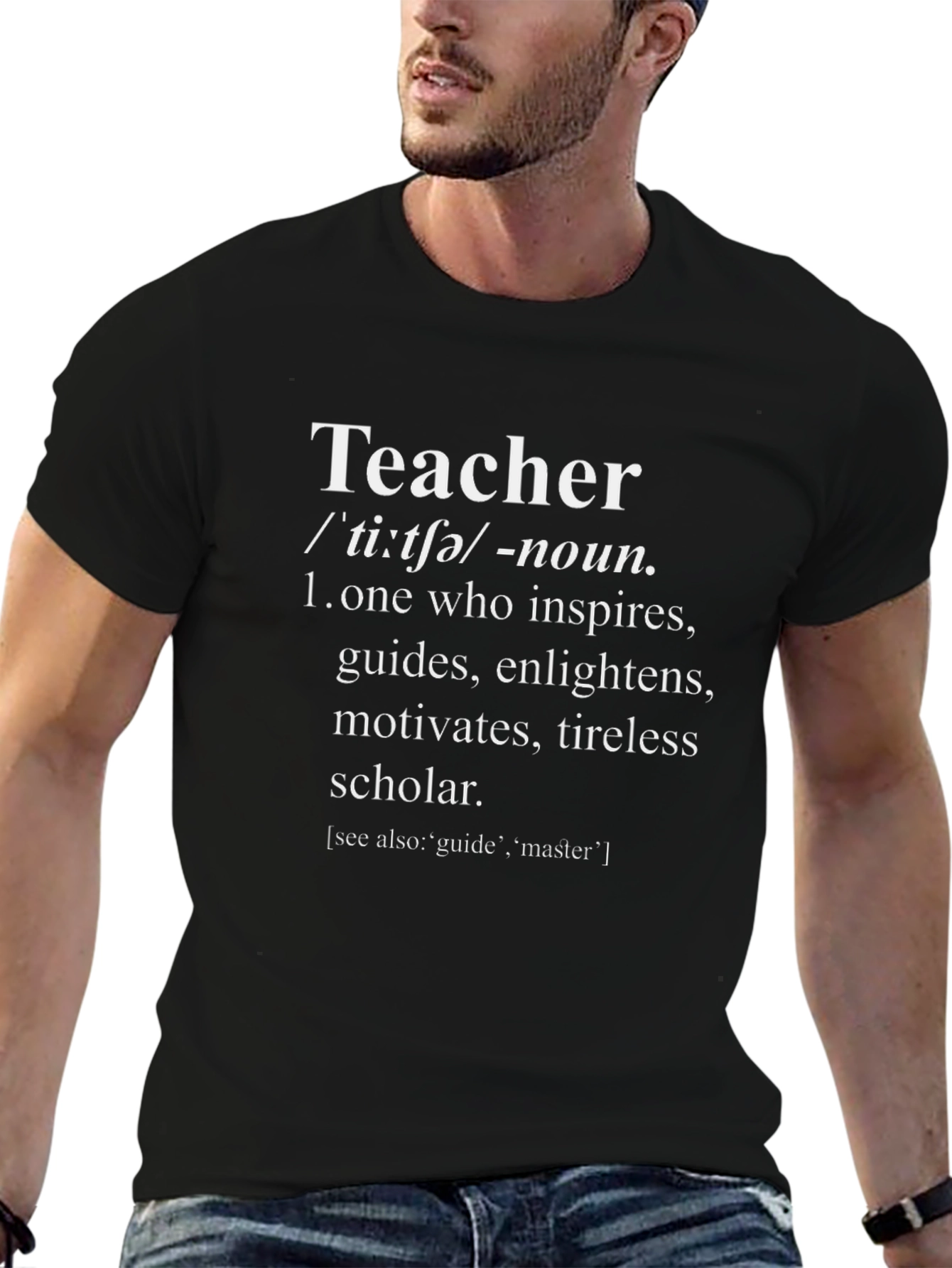 Teacher Definition Graphic Tee - Inspires & Guides