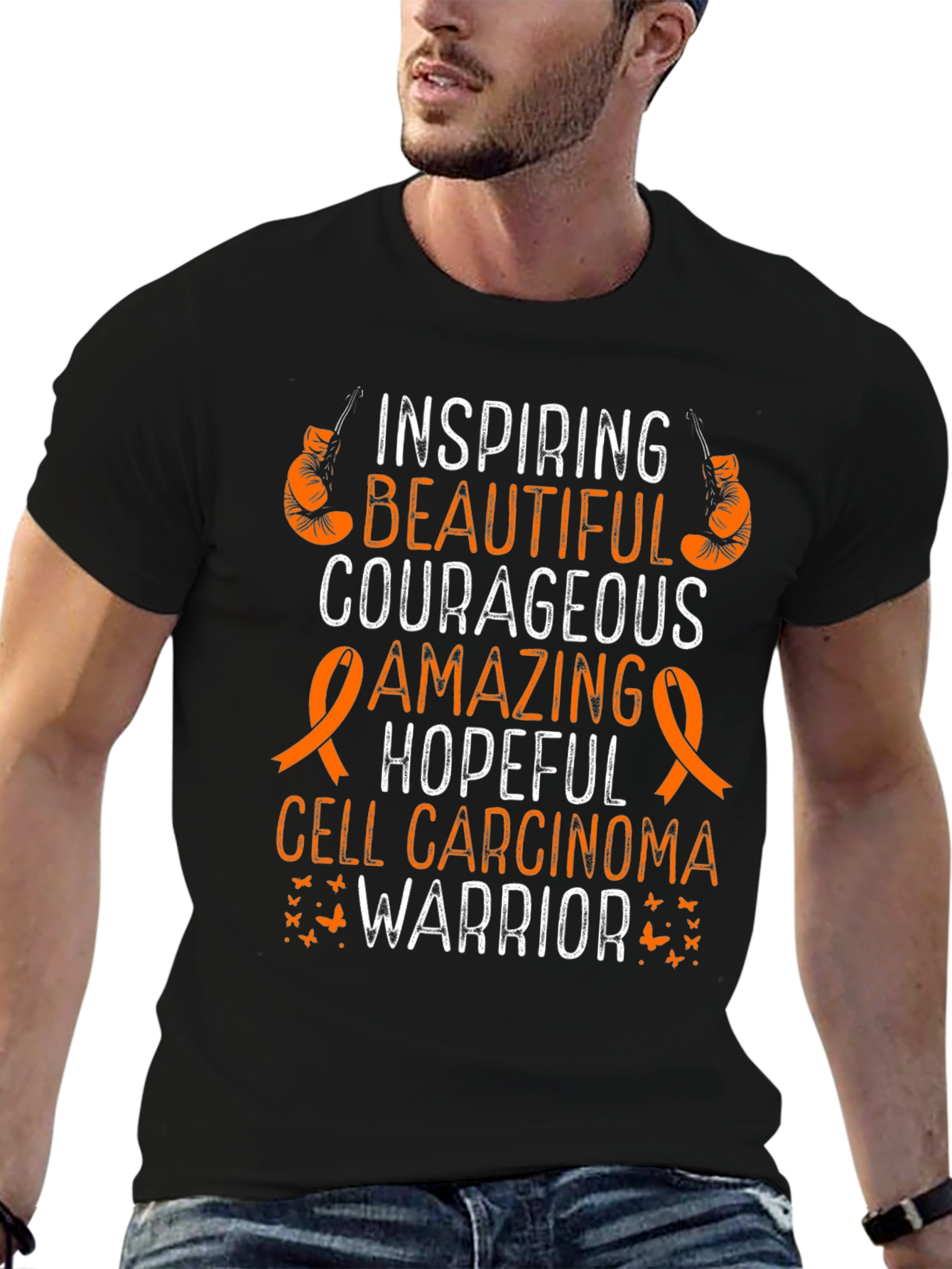 Inspiring Cell Carcinoma Warrior T-Shirt