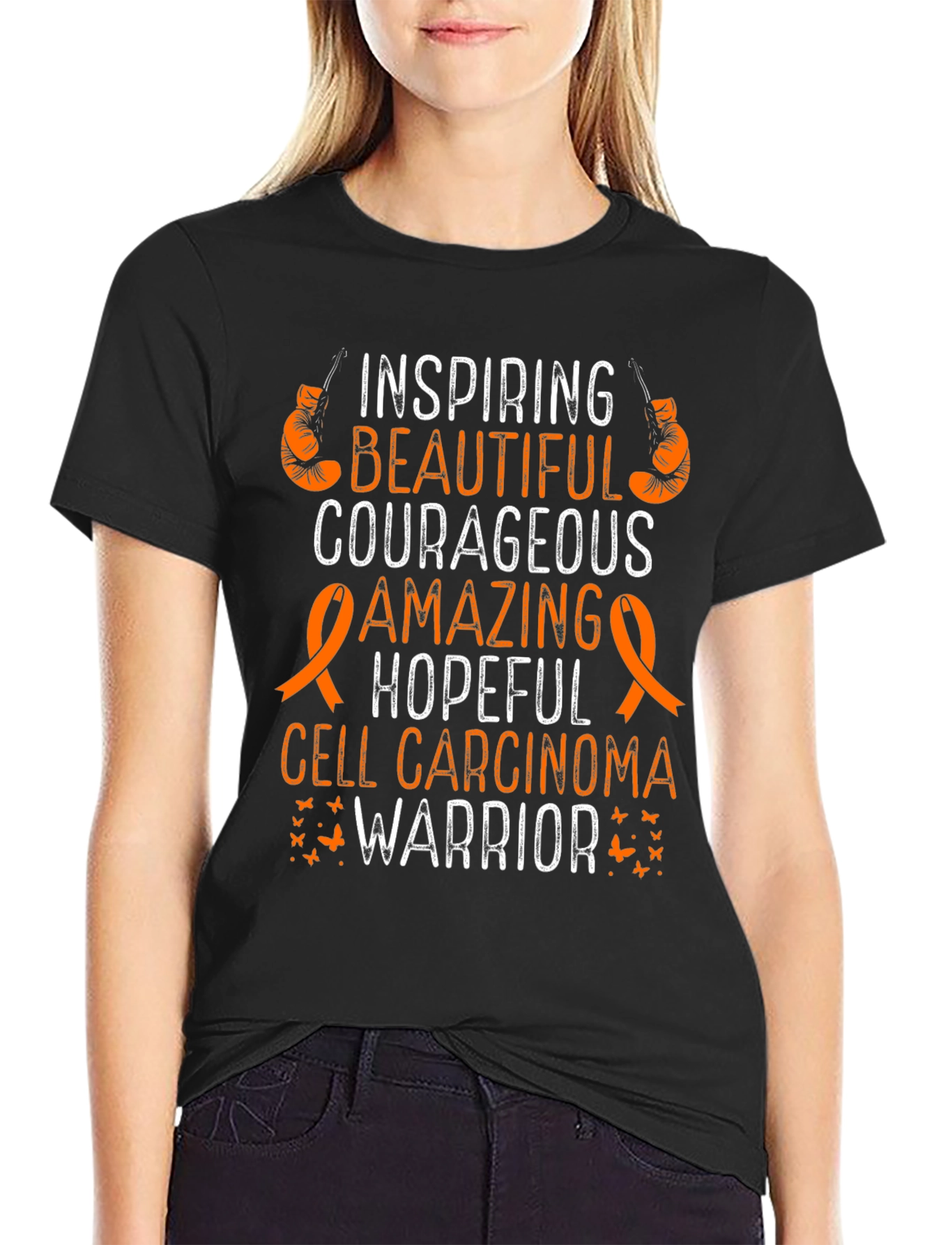 Inspiring Cell Carcinoma Warrior T-Shirt