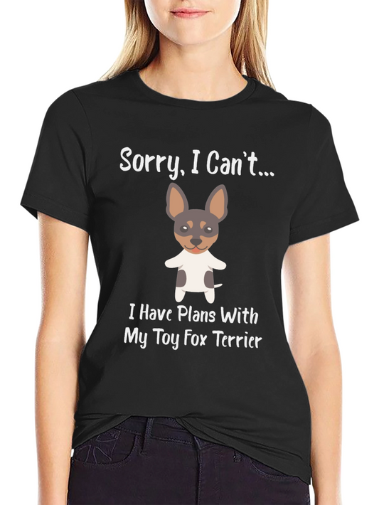 Toy Fox Terrier Plans Graphic Tee