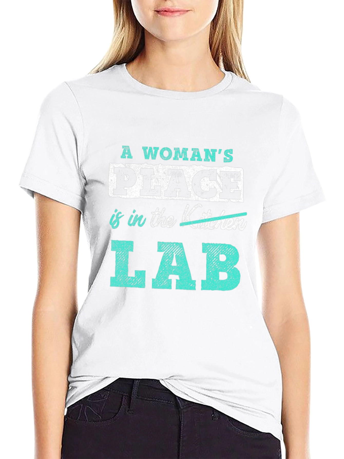 A Womans Place is in the Lab Tee