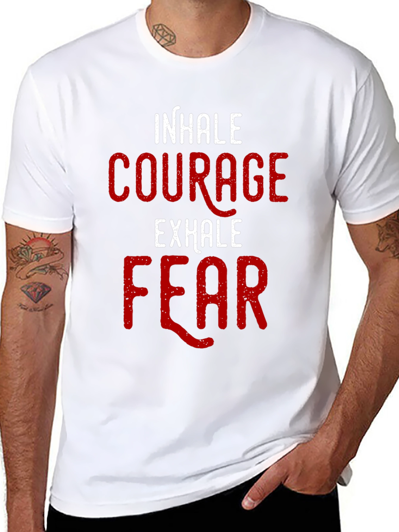 Inhale Courage Exhale Fear T-Shirt