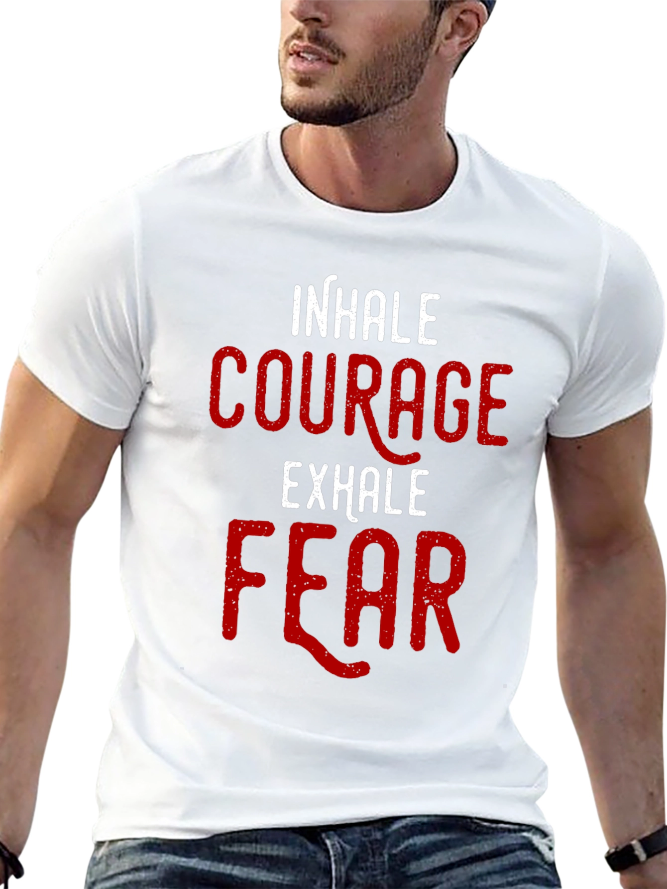 Inhale Courage Exhale Fear T-Shirt