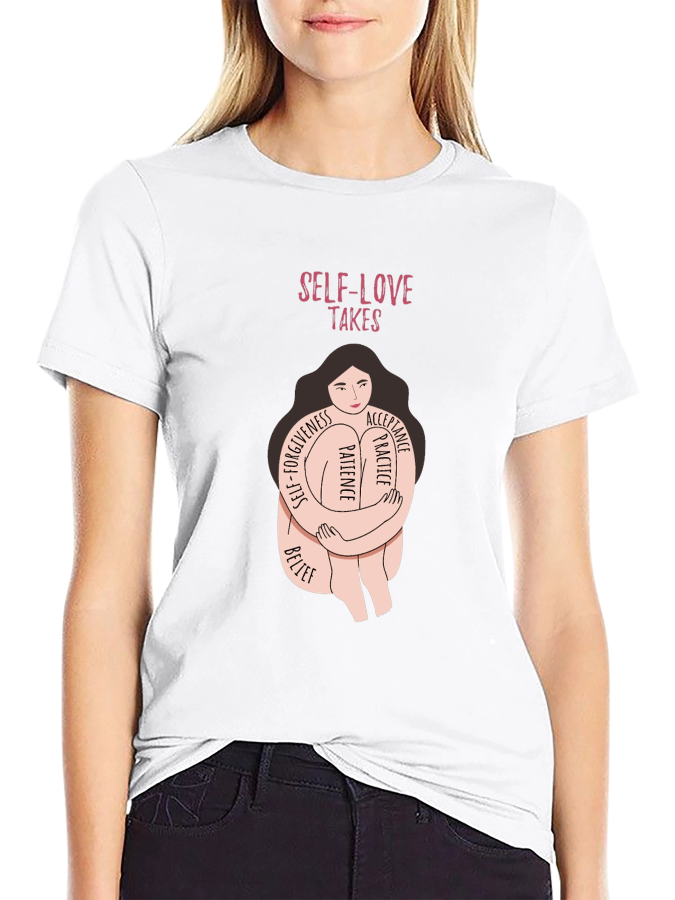 Self-Love Takes T-Shirt - Embrace Patience & Acceptance