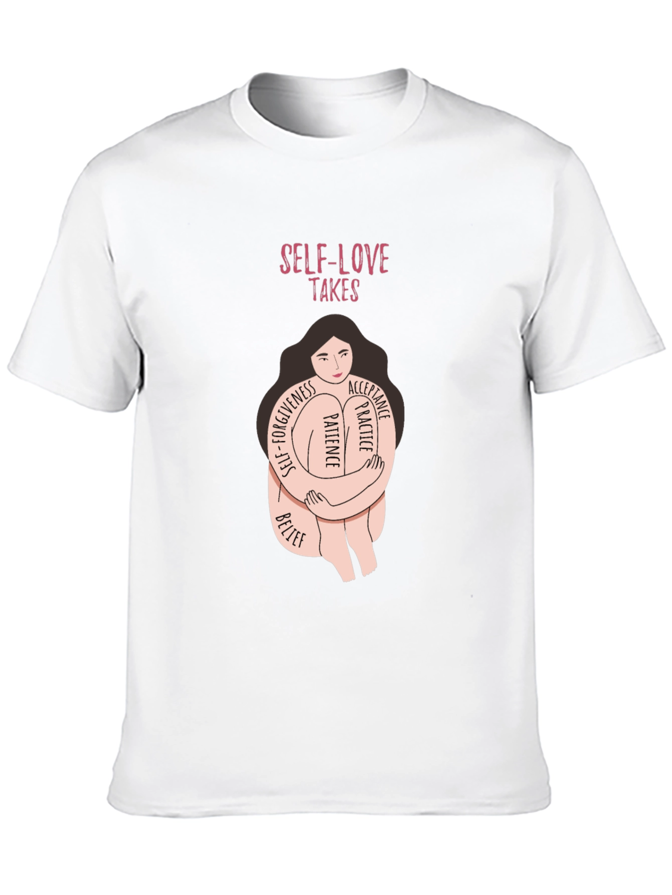 Self-Love Takes T-Shirt - Embrace Patience & Acceptance