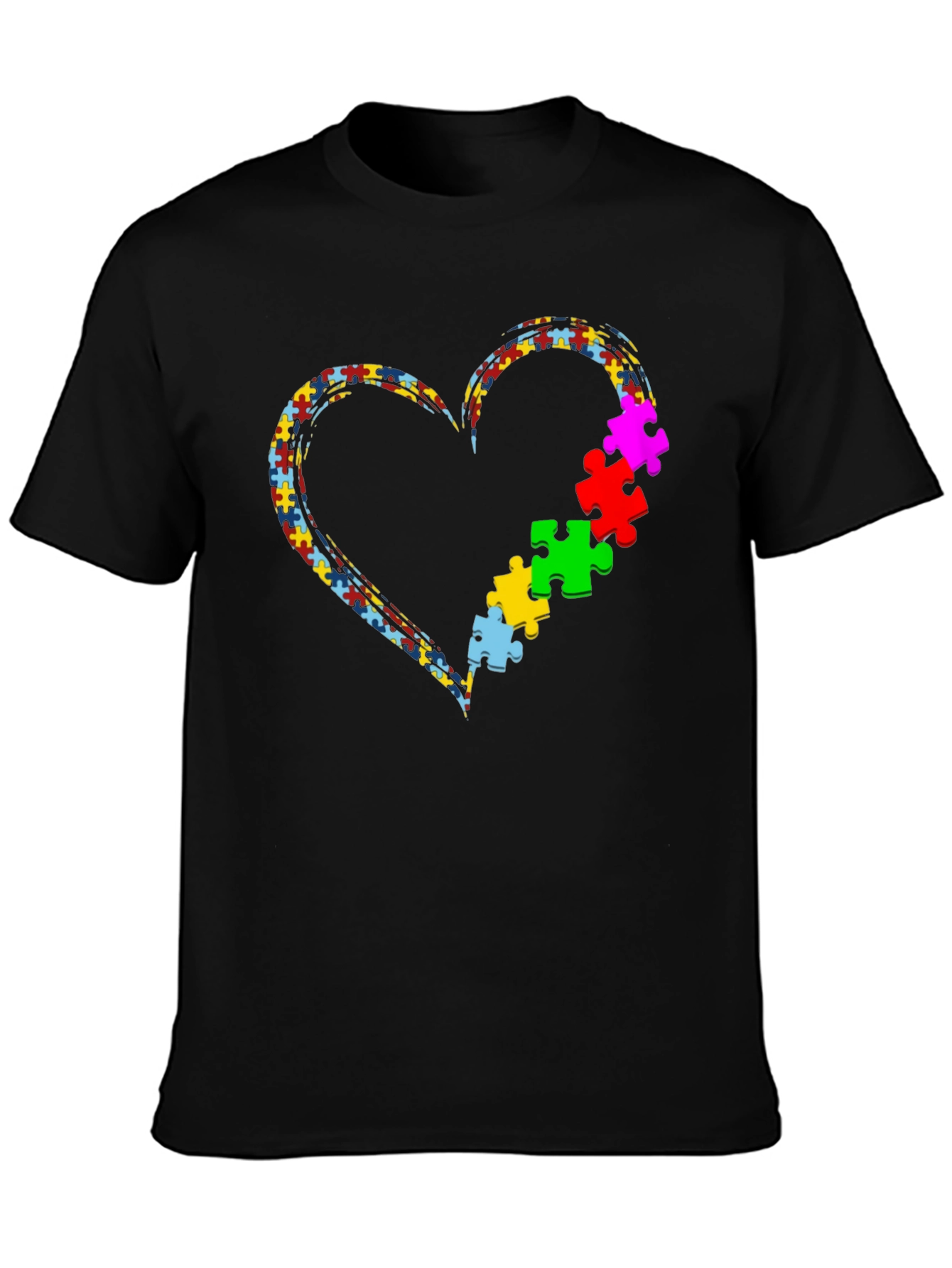 Autism Awareness Puzzle Heart T-Shirt