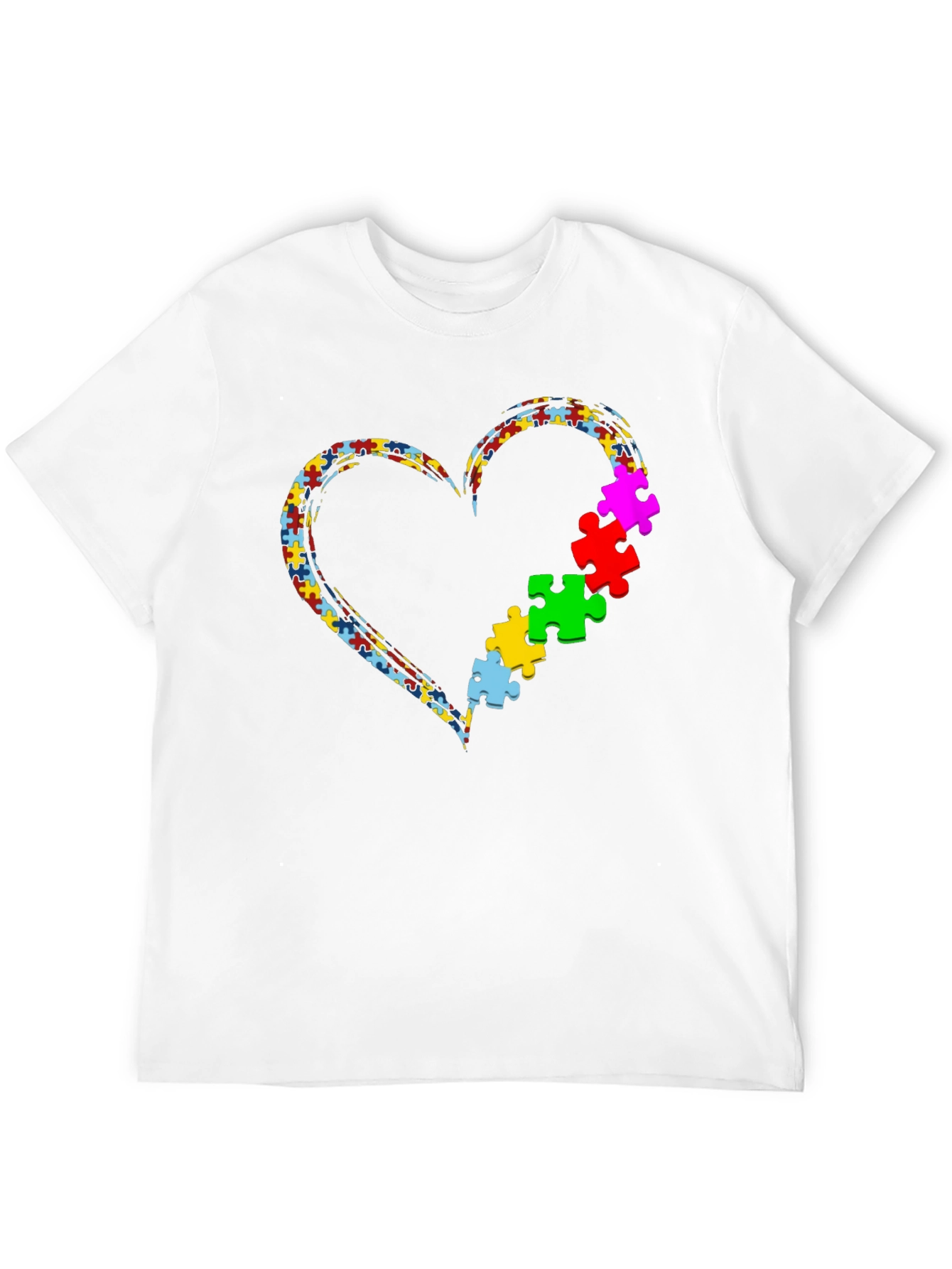 Autism Awareness Puzzle Heart T-Shirt