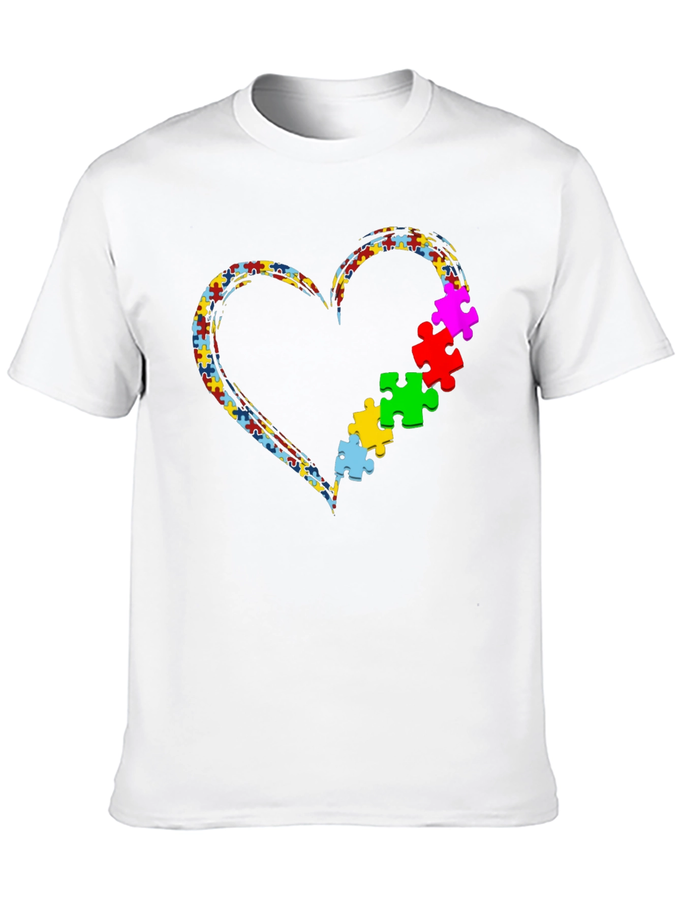 Autism Awareness Puzzle Heart T-Shirt