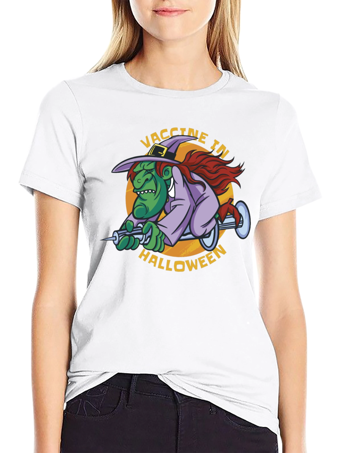 Vaccine In Halloween T-Shirt