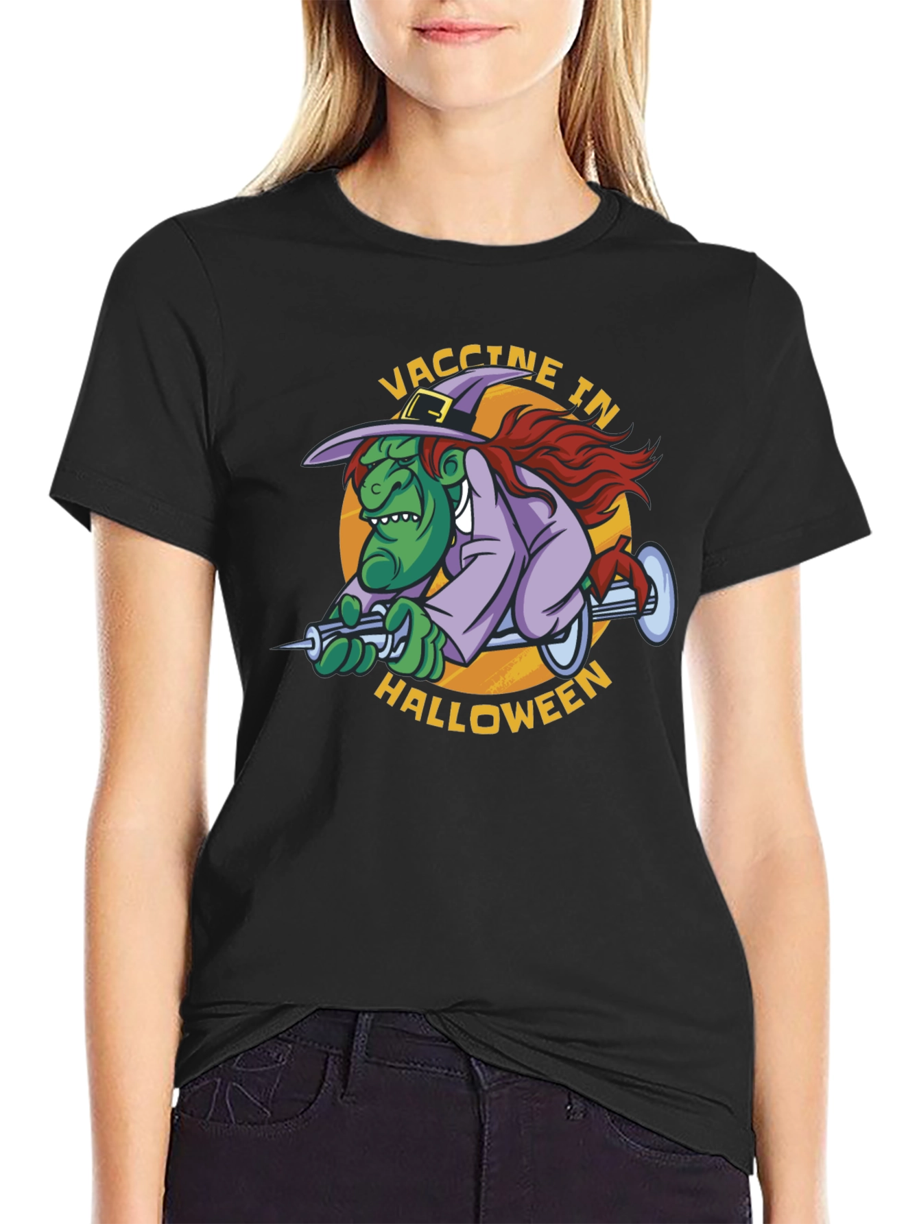 Vaccine In Halloween T-Shirt
