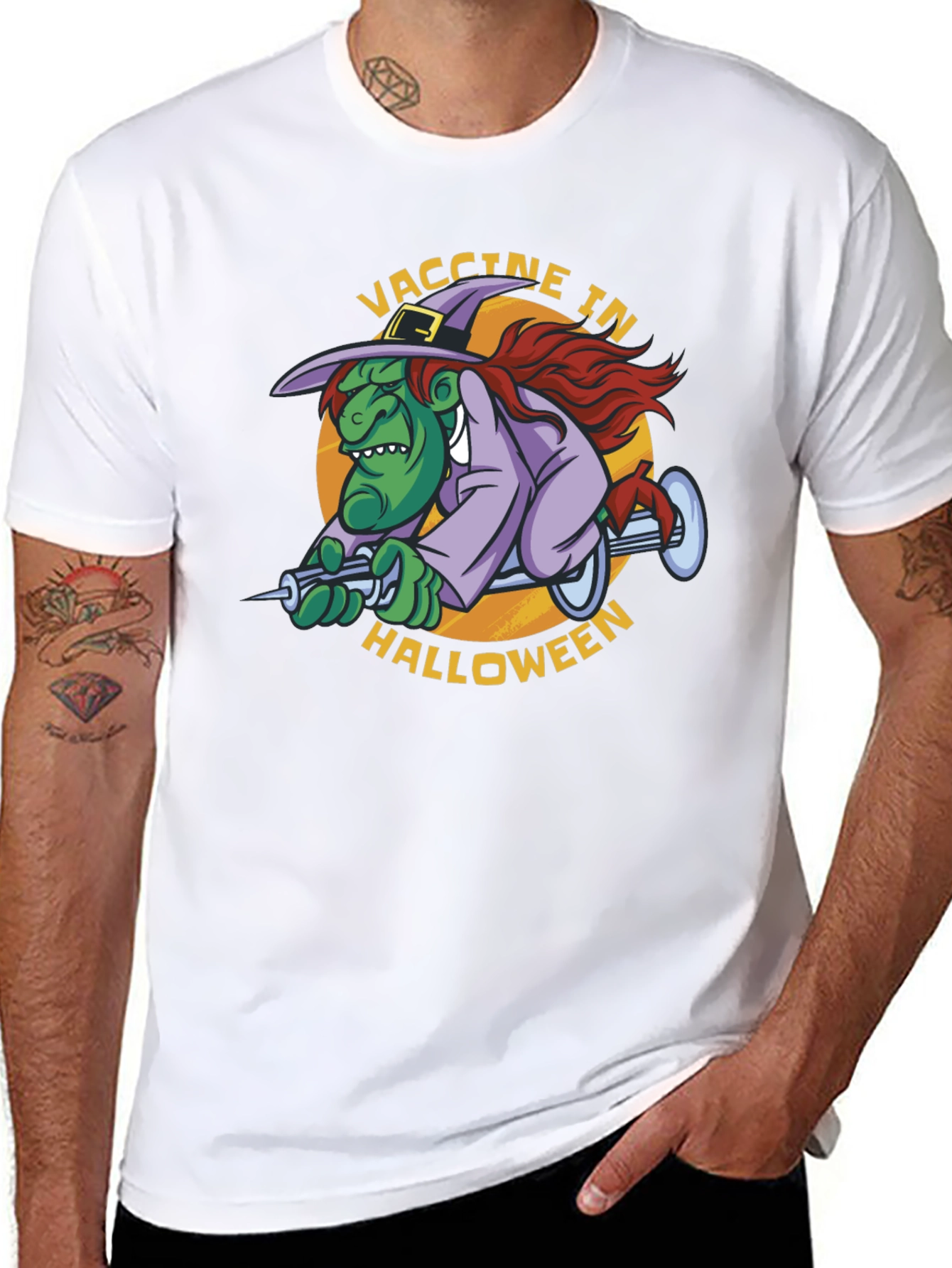 Vaccine In Halloween T-Shirt