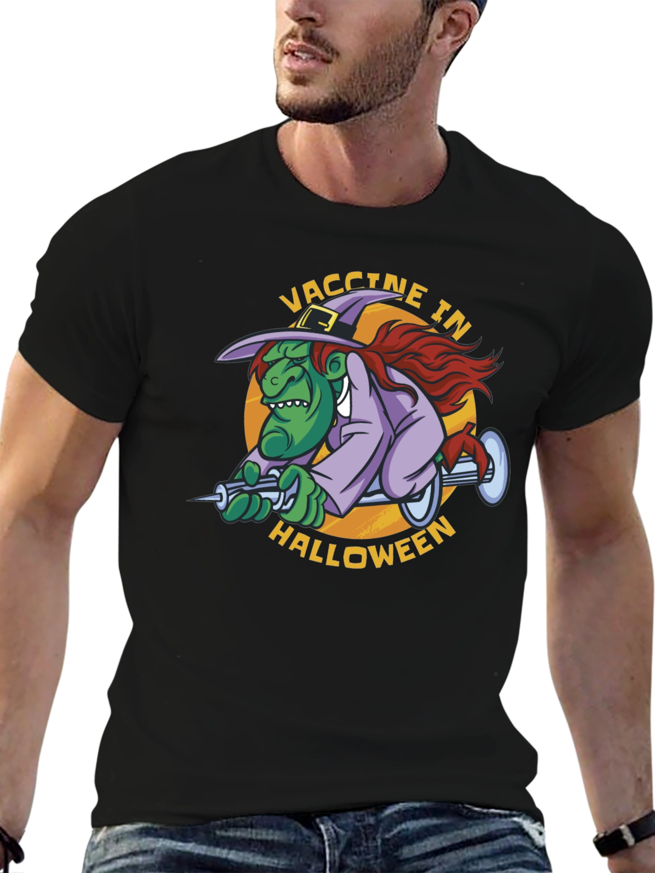Vaccine In Halloween T-Shirt