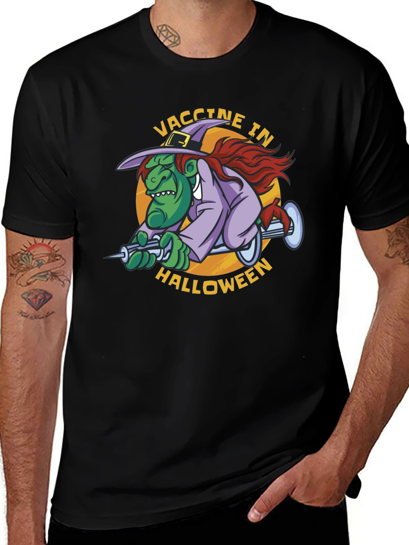 Vaccine In Halloween T-Shirt