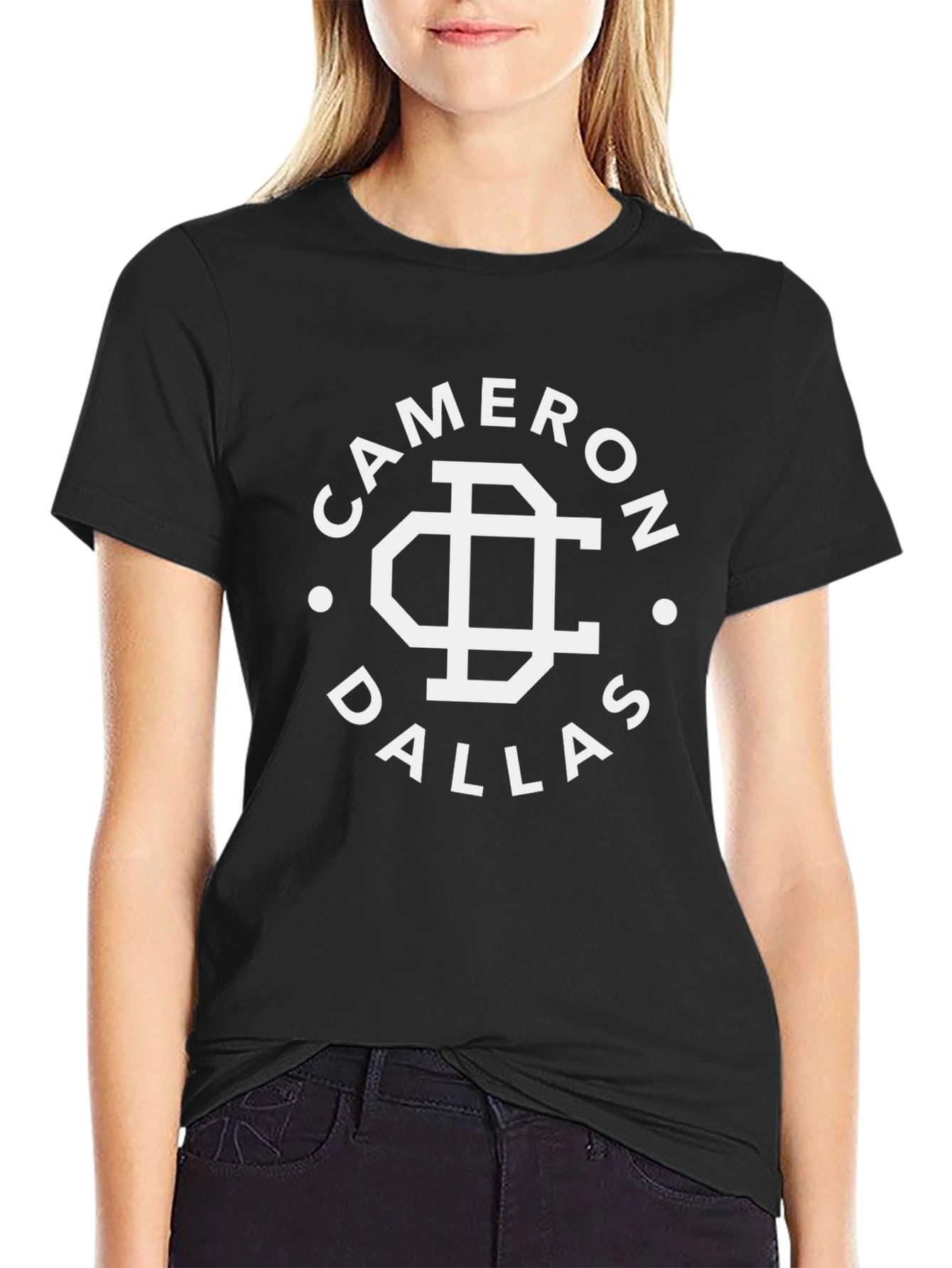 Cameron Dallas Black Graphic T-Shirt