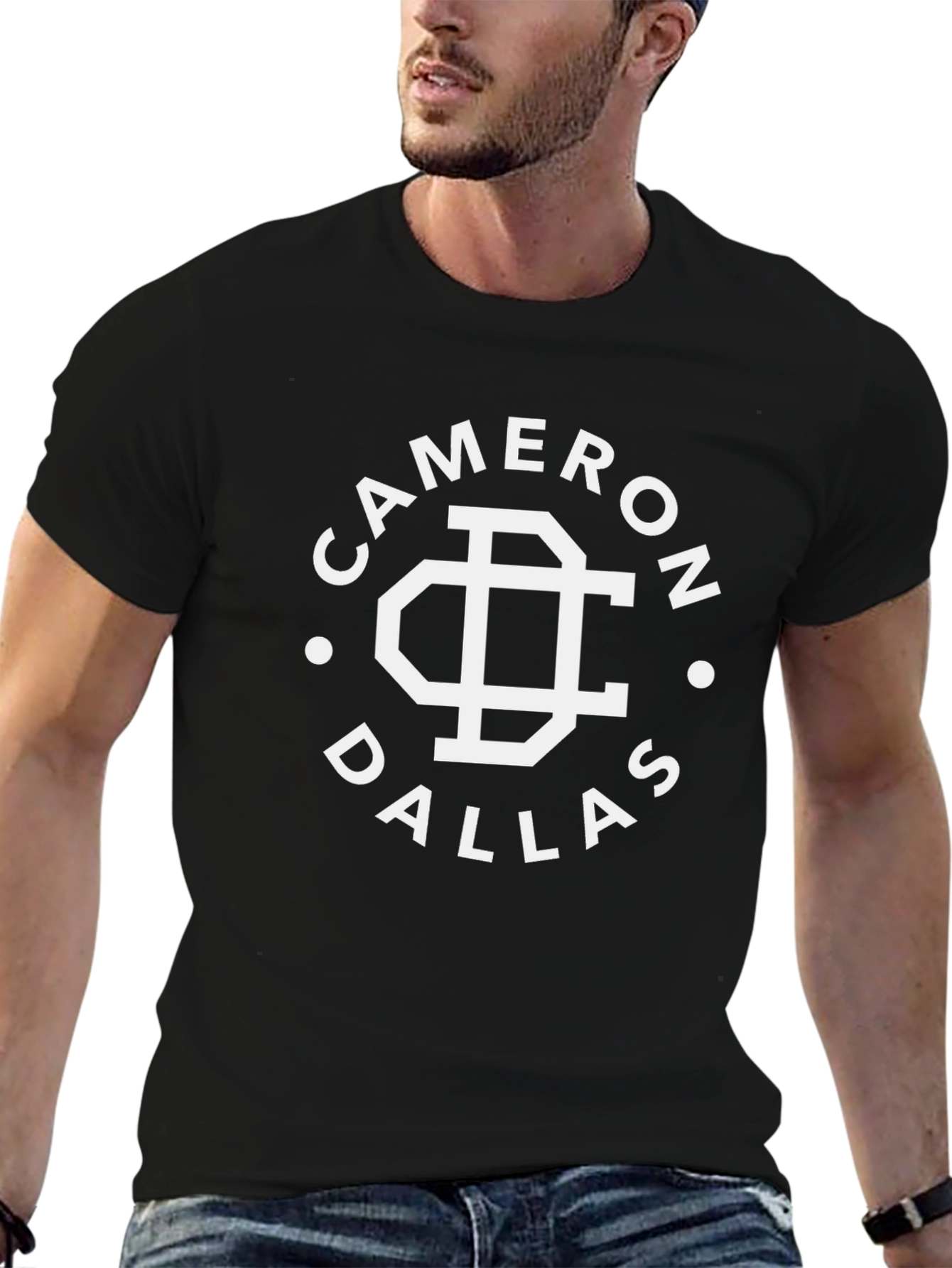 Cameron Dallas Black Graphic T-Shirt