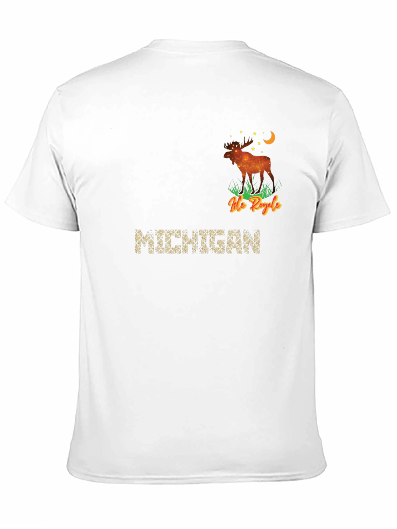 Michigan Isle Royale Moose Graphic Tee