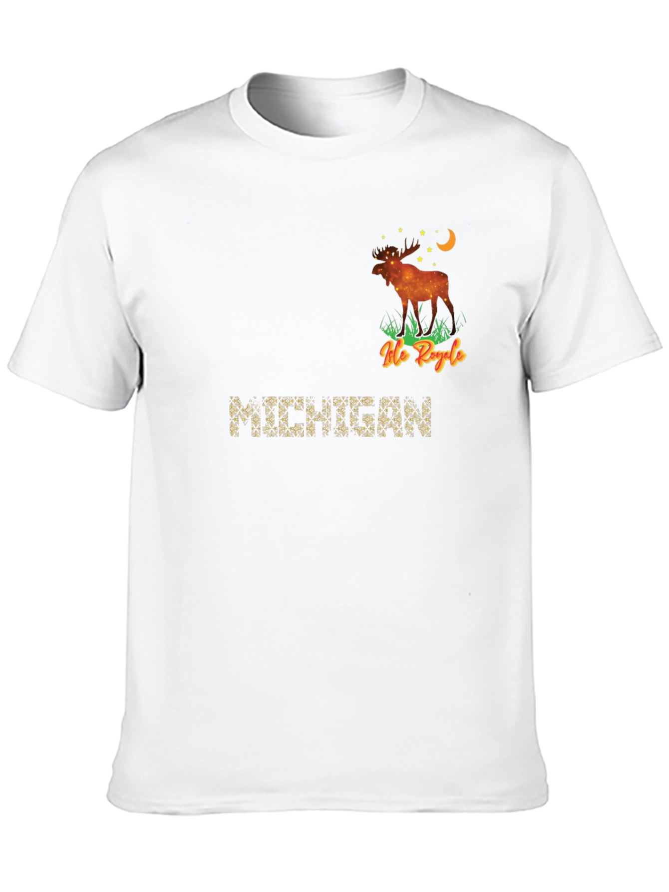 Michigan Isle Royale Moose Graphic Tee