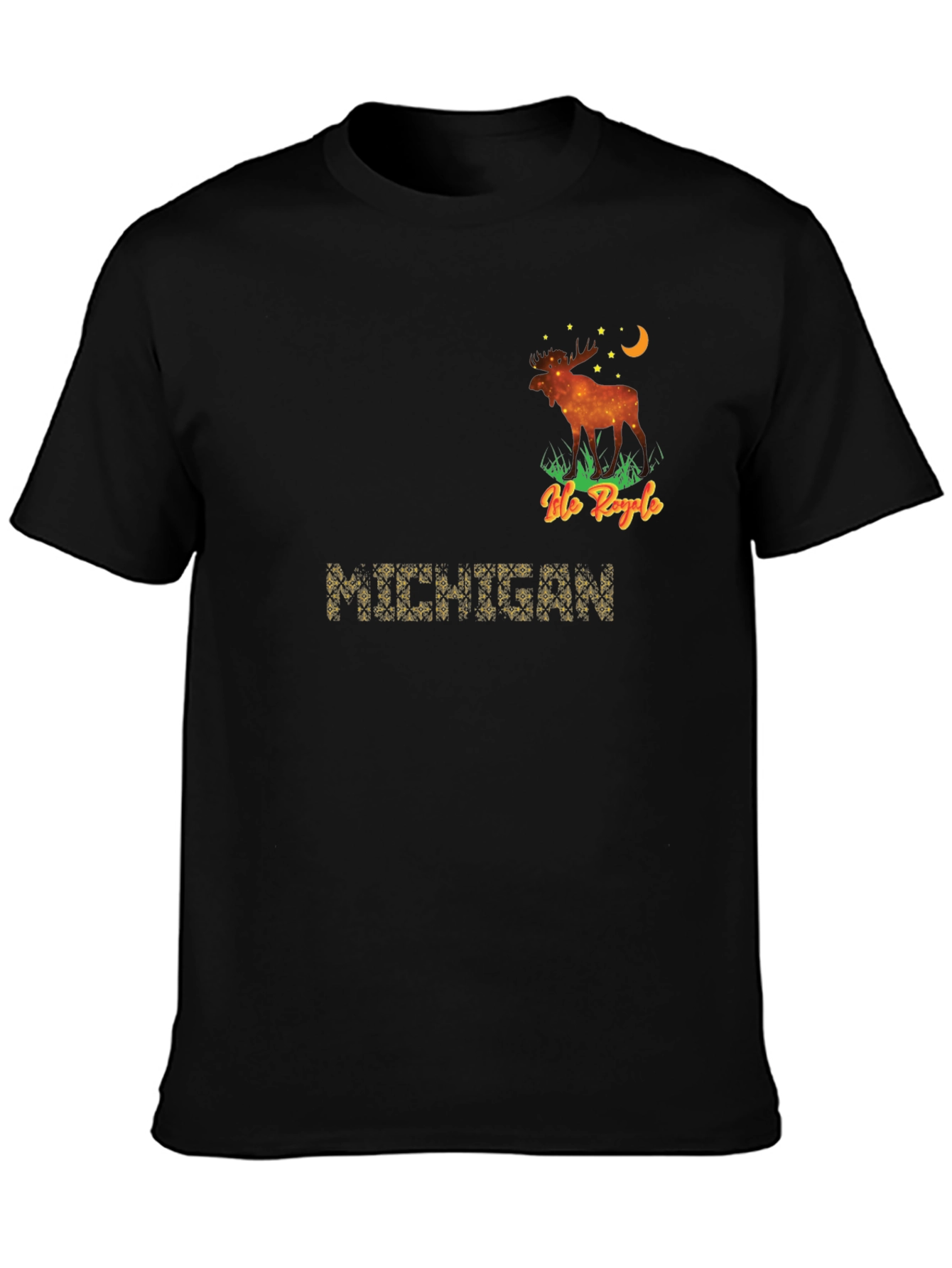 Michigan Isle Royale Moose Graphic Tee
