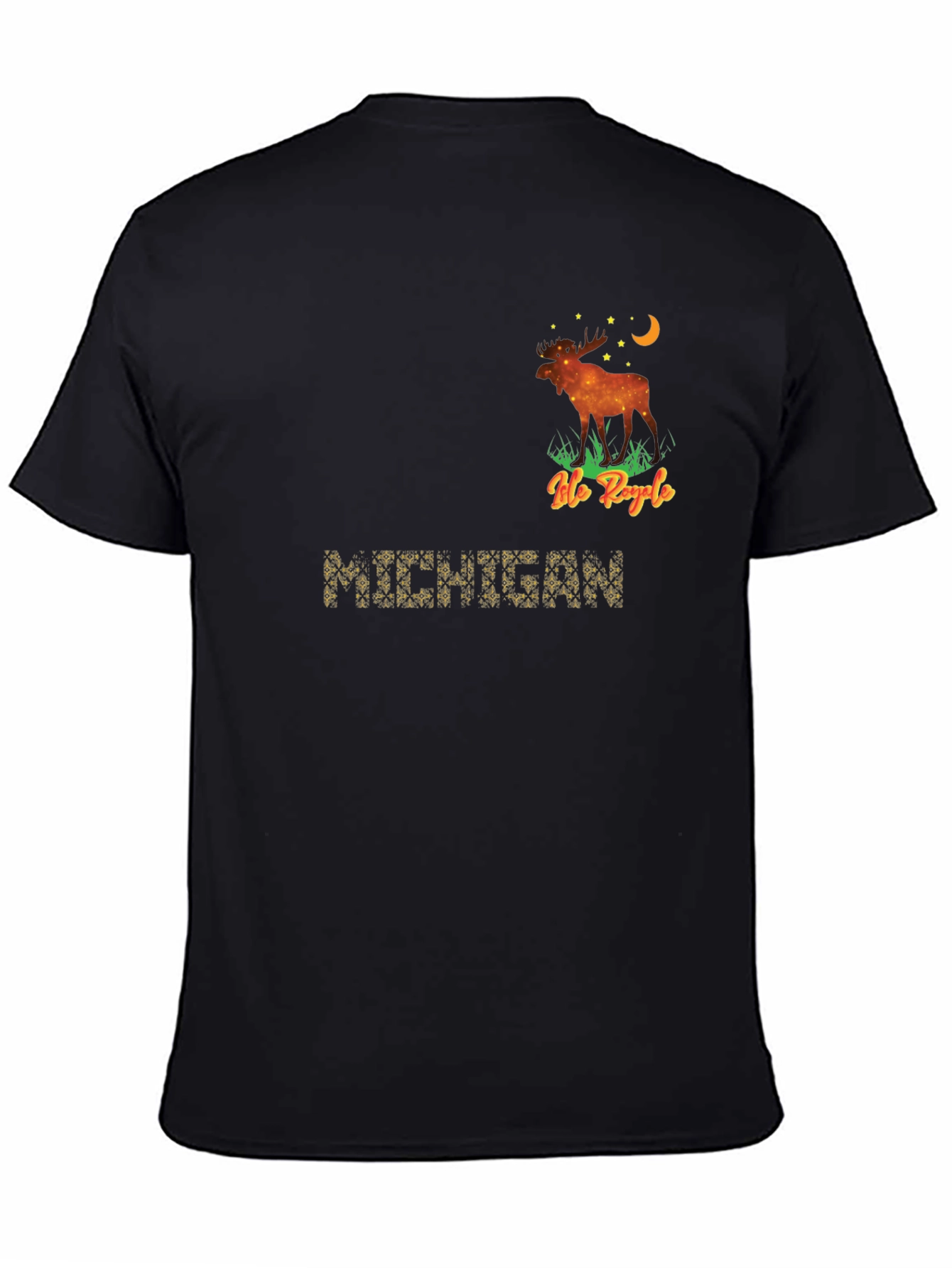 Michigan Isle Royale Moose Graphic Tee