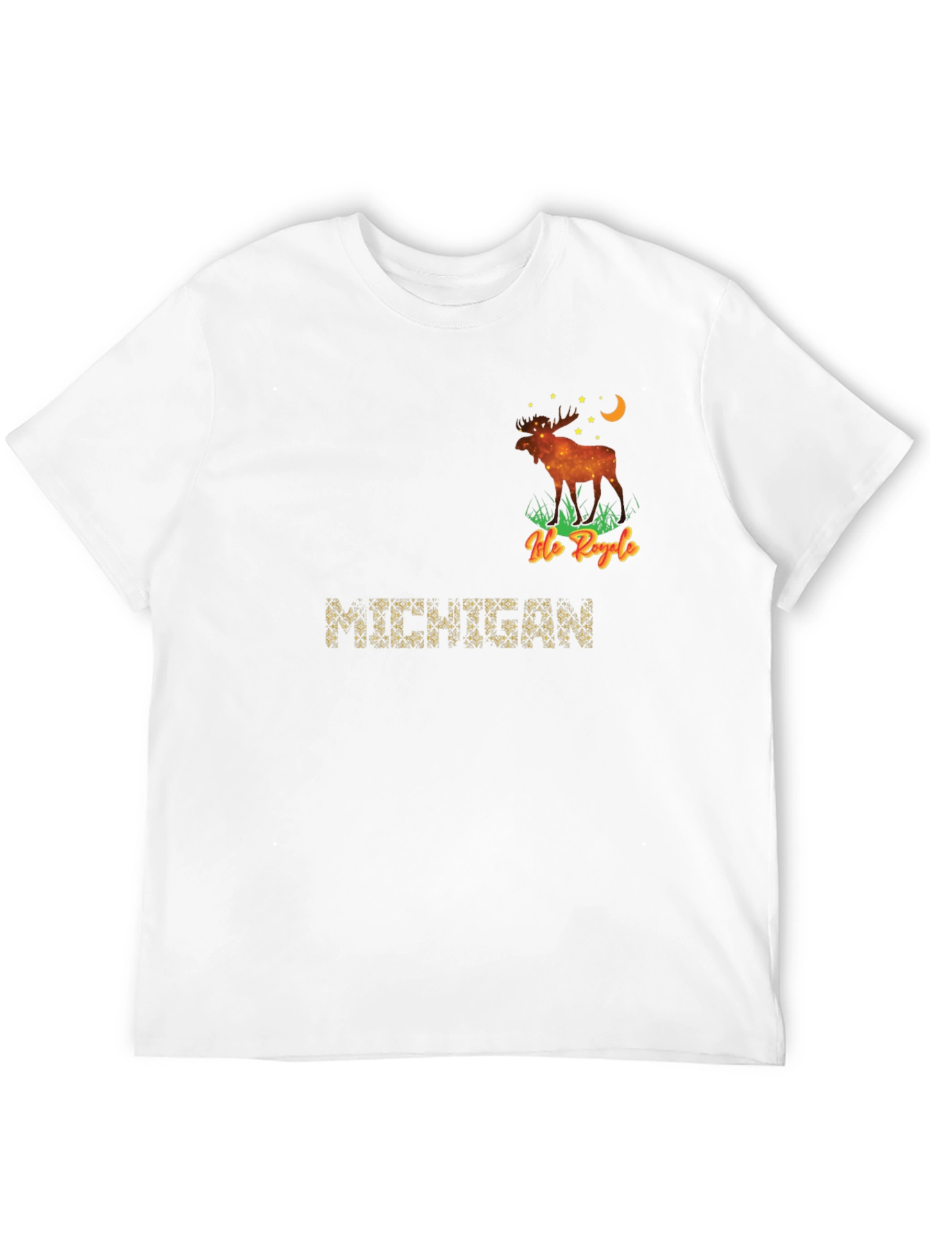 Michigan Isle Royale Moose Graphic Tee