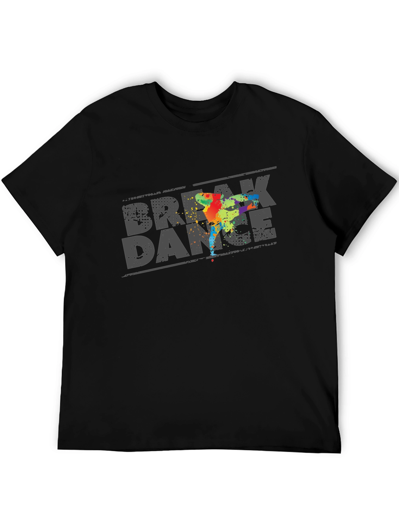Break Dance Graphic Tee - Mens Black T-Shirt