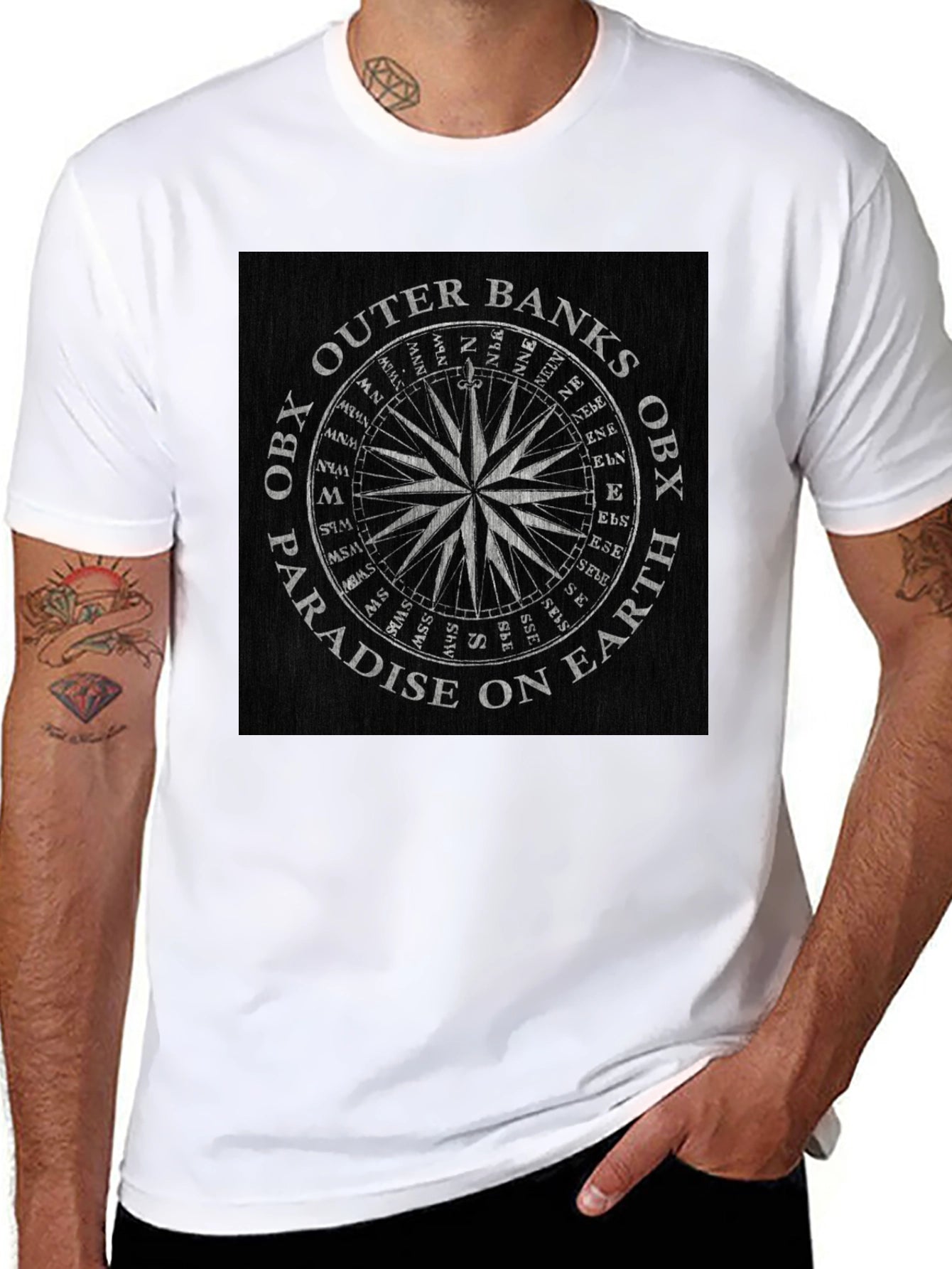 Outer Banks Compass Graphic Tee