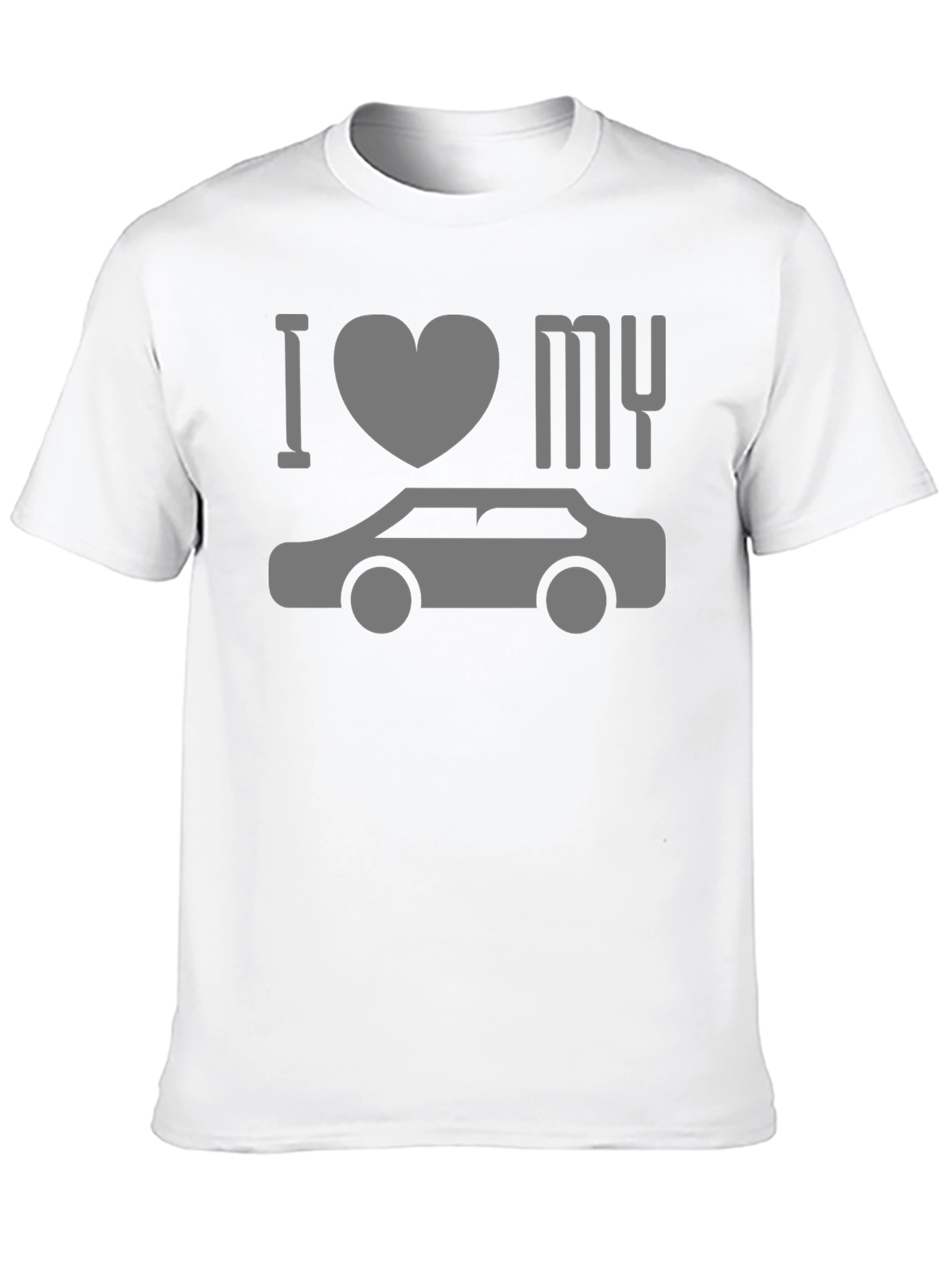 I Love My Car T-Shirt - Black Graphic Tee