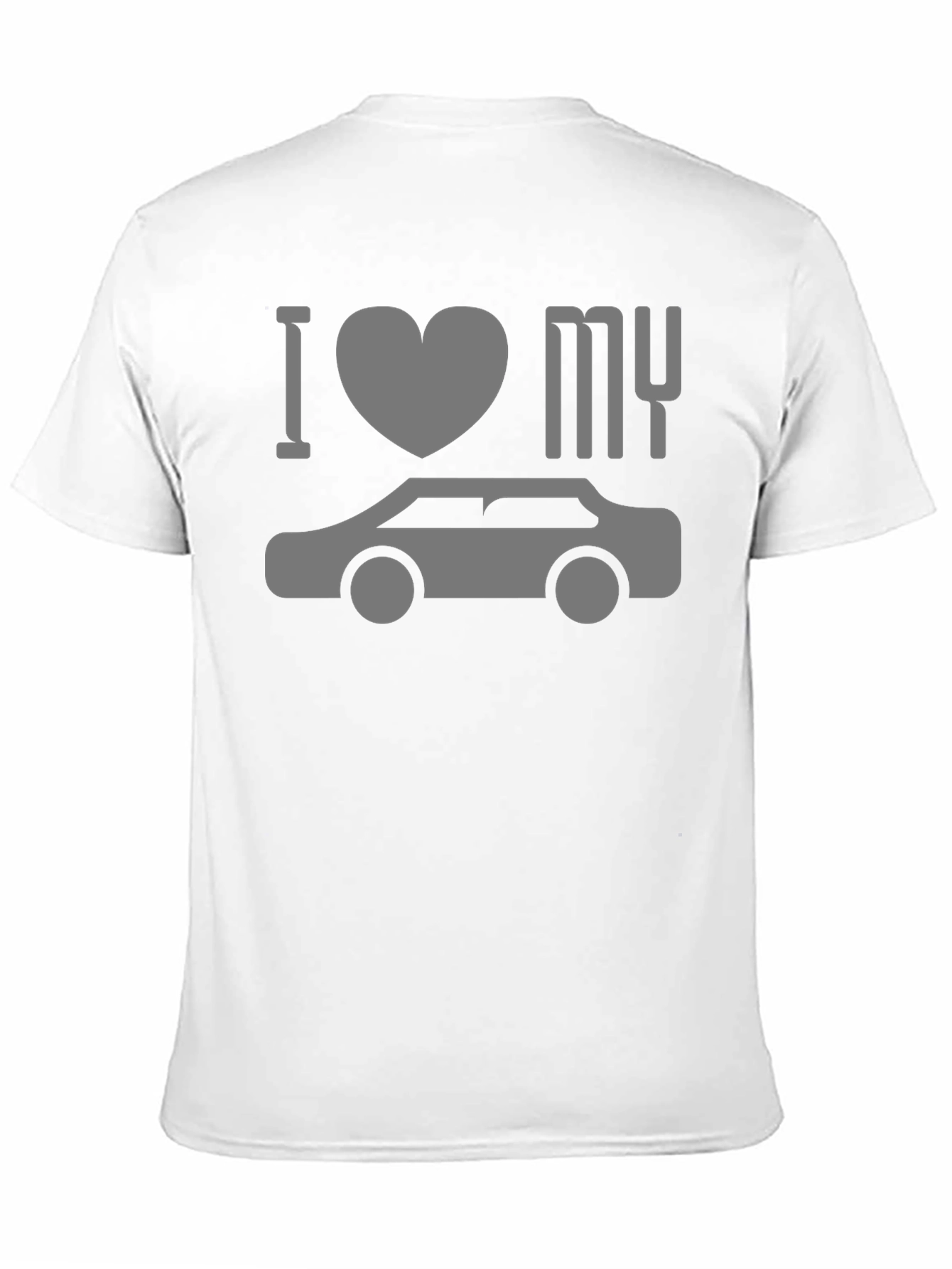 I Love My Car T-Shirt - Black Graphic Tee