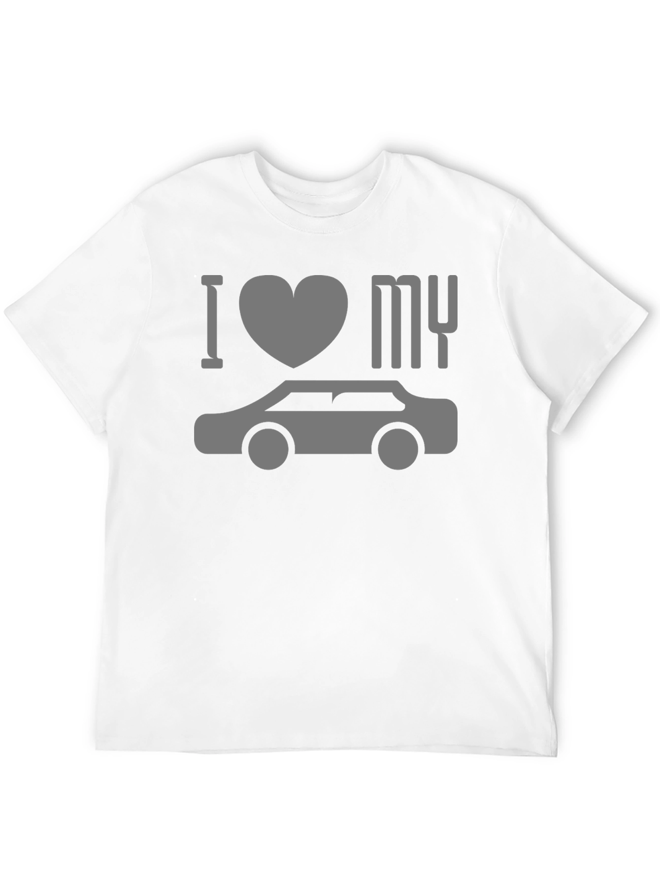 I Love My Car T-Shirt - Black Graphic Tee