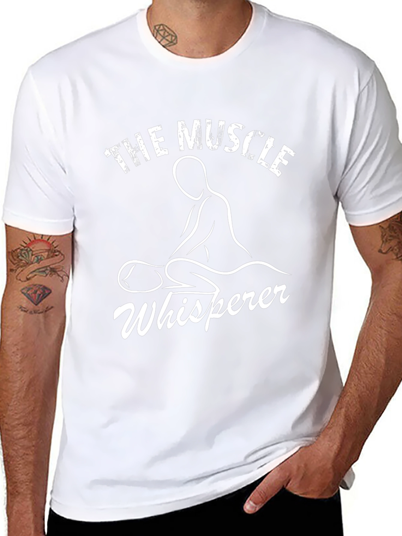 The Muscle Whisperer T-Shirt - Massage Therapist Tee
