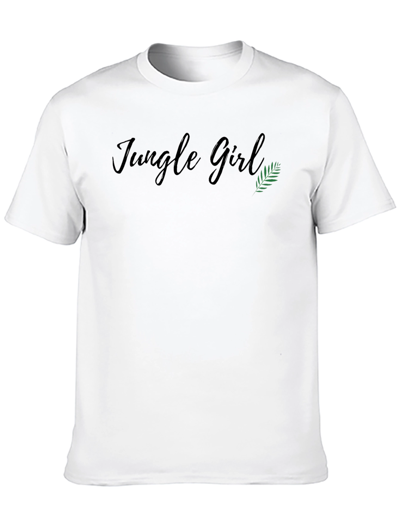 Jungle Girl Black Graphic Tee