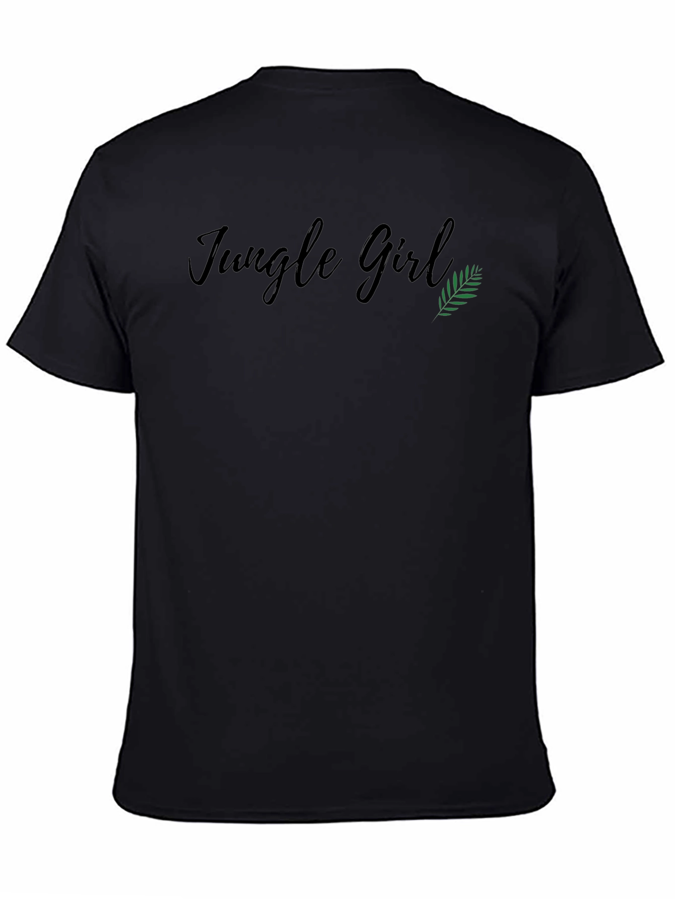 Jungle Girl Black Graphic Tee