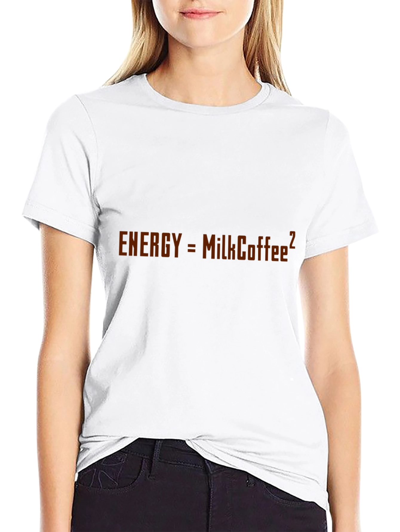 Funny Physics Milk Coffee Energy T-Shirt