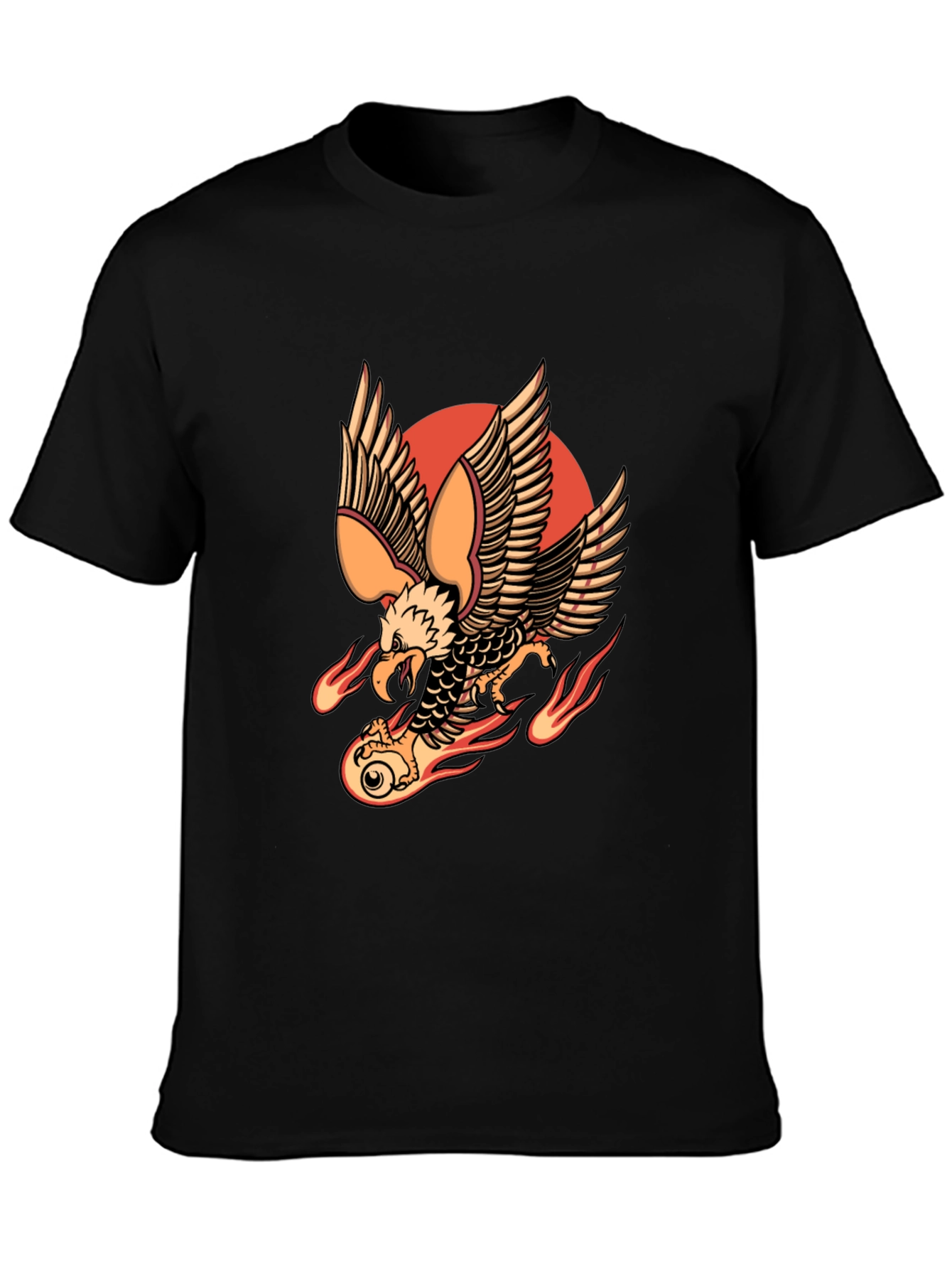 Eagle Graphic Black Tee