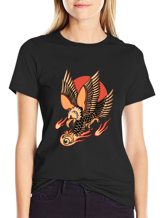 Eagle Graphic Black Tee